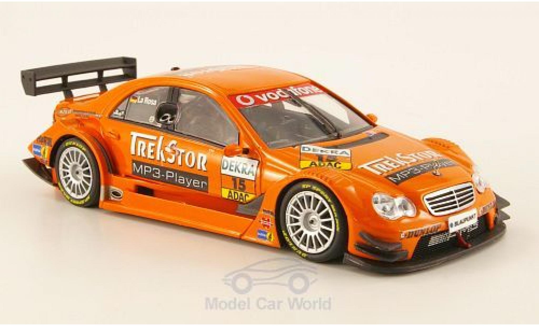 Mercedes Classe C DTM 1/43 Minichamps DTM No.15 Team Mücke DTM 2007 D.la Rosa modellino in miniatura