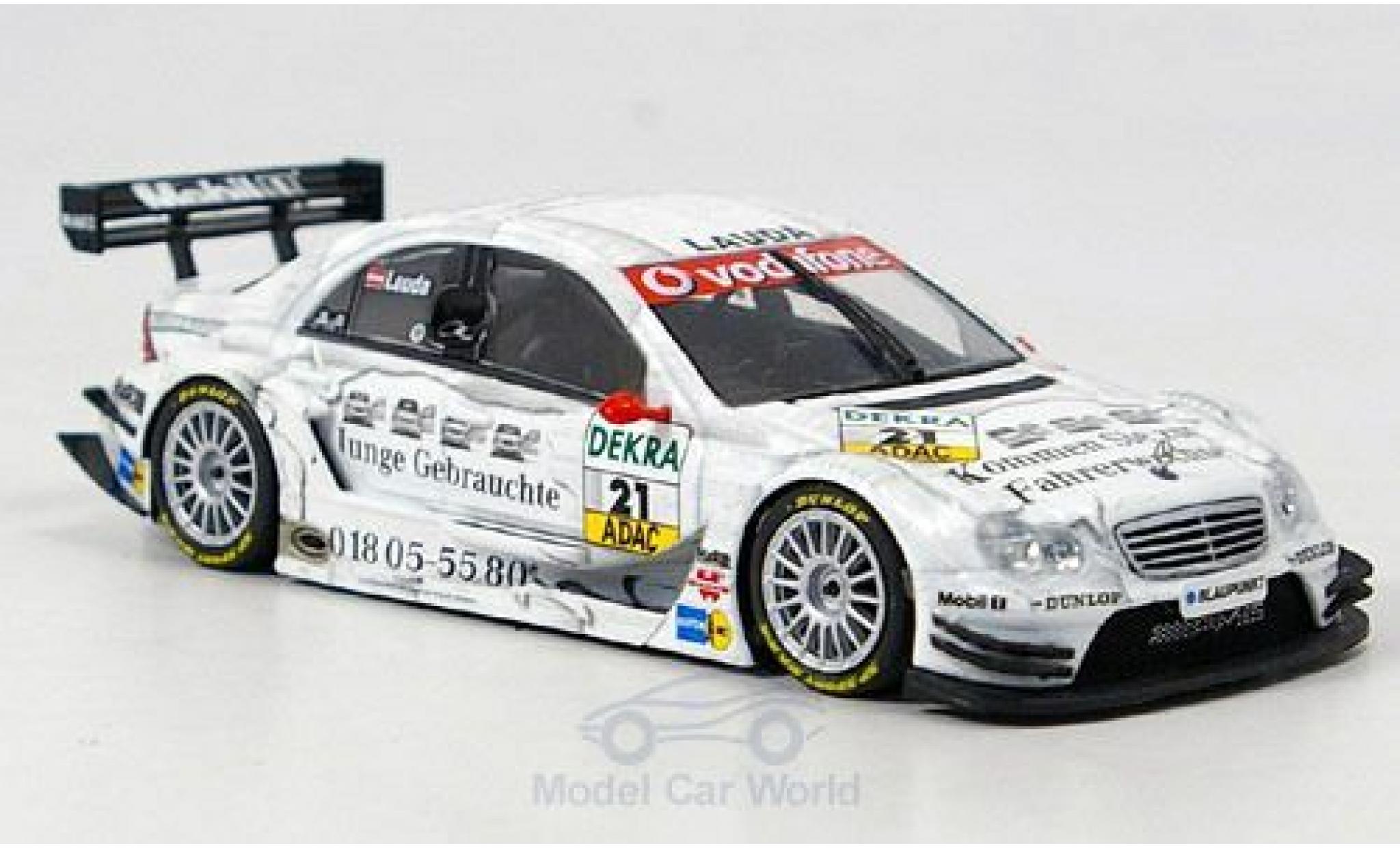 Mercedes Classe C DTM 1/43 Minichamps DTM No.21 Team Persson DTM 2005 M.Lauda modellino in miniatura