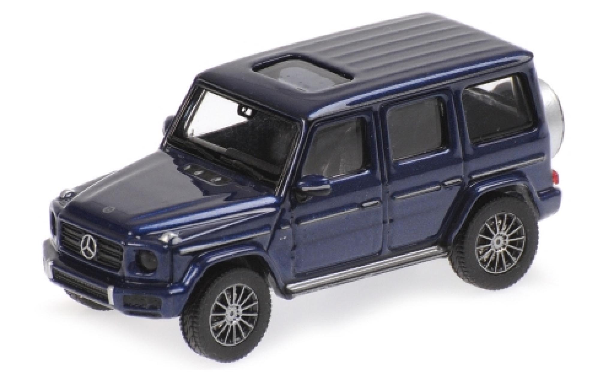 Mercedes Classe G 1/87 Minichamps (W463) metallico blu 2018 modellino in miniatura