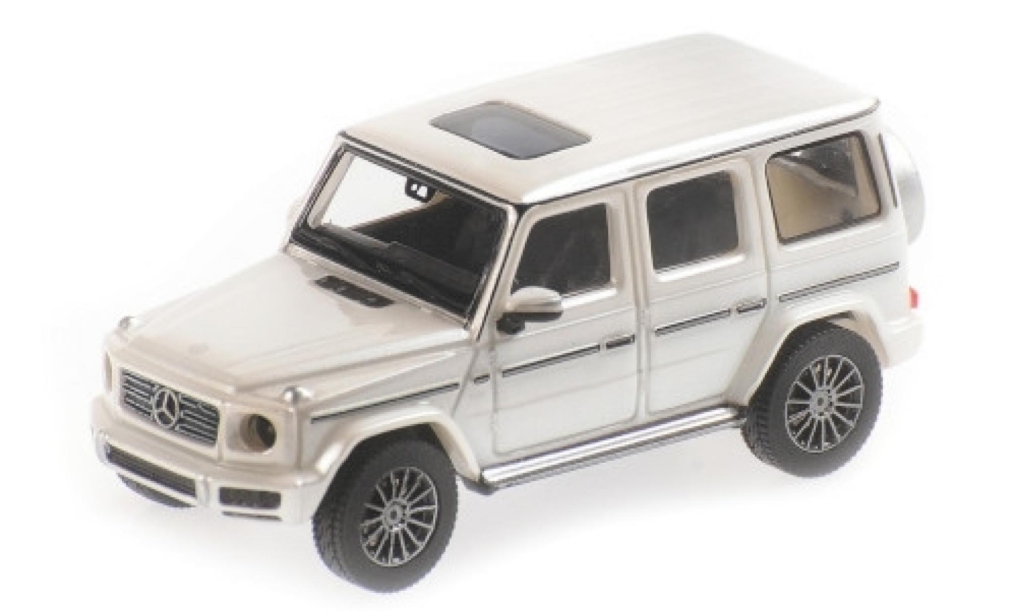 Mercedes Classe G 1/87 Minichamps G500 (W463) metallico bianco 2018 modellino in miniatura