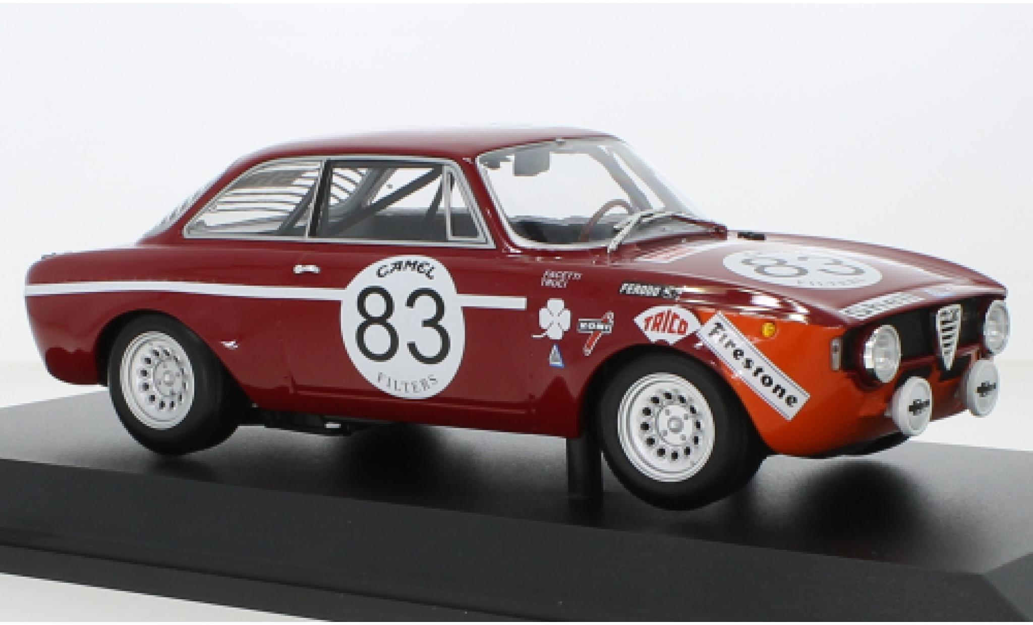 Alfa Romeo GT 1/18 Minichamps A 1300 No.83 Autodelta 24h Spa 1972 modellino in miniatura