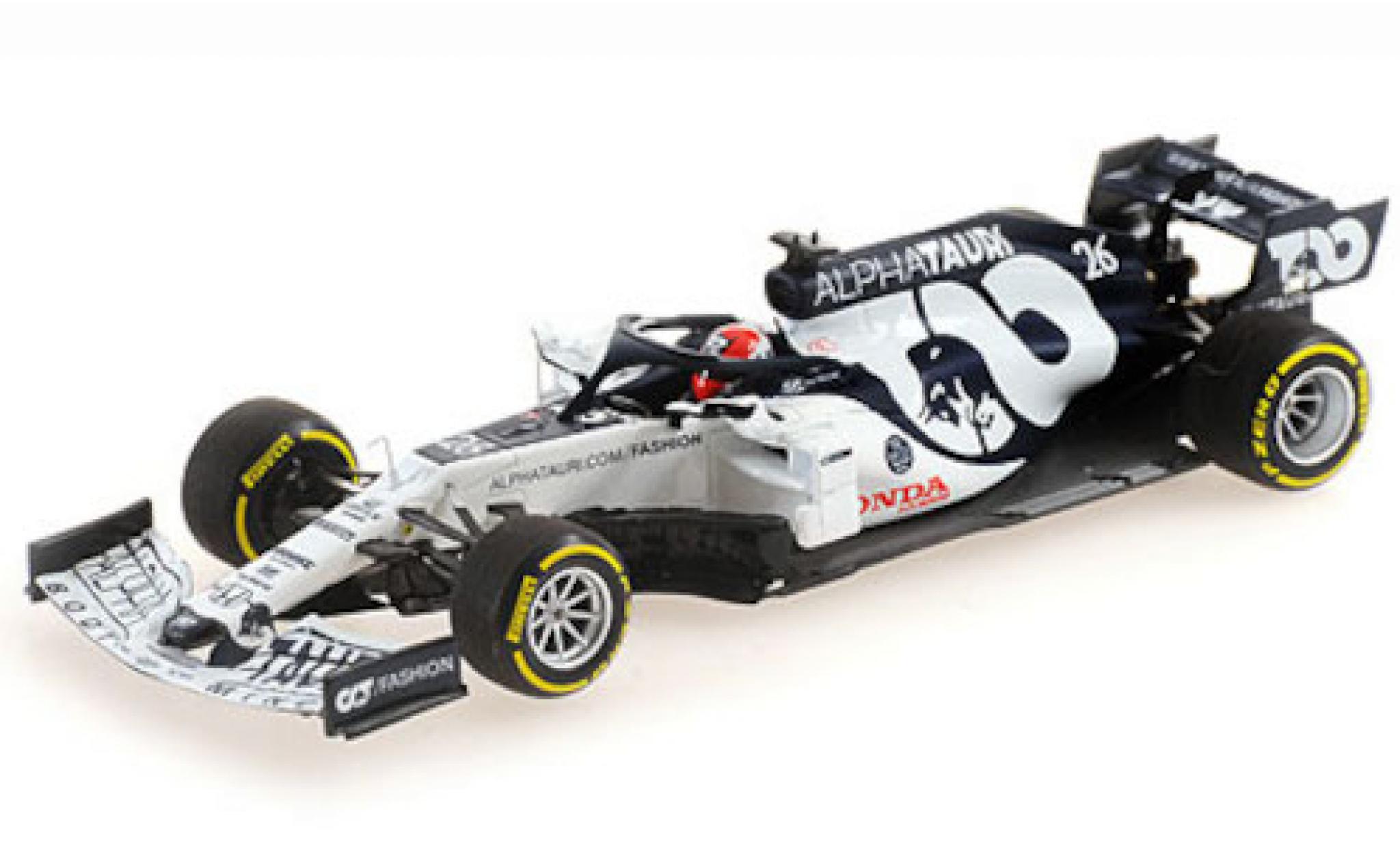 Honda F1 1/43 Minichamps Alpha Tauri AT01 No.26 Scuderia AlphaTauri Team formule 1 GP Italie 2020 modellino in miniatura