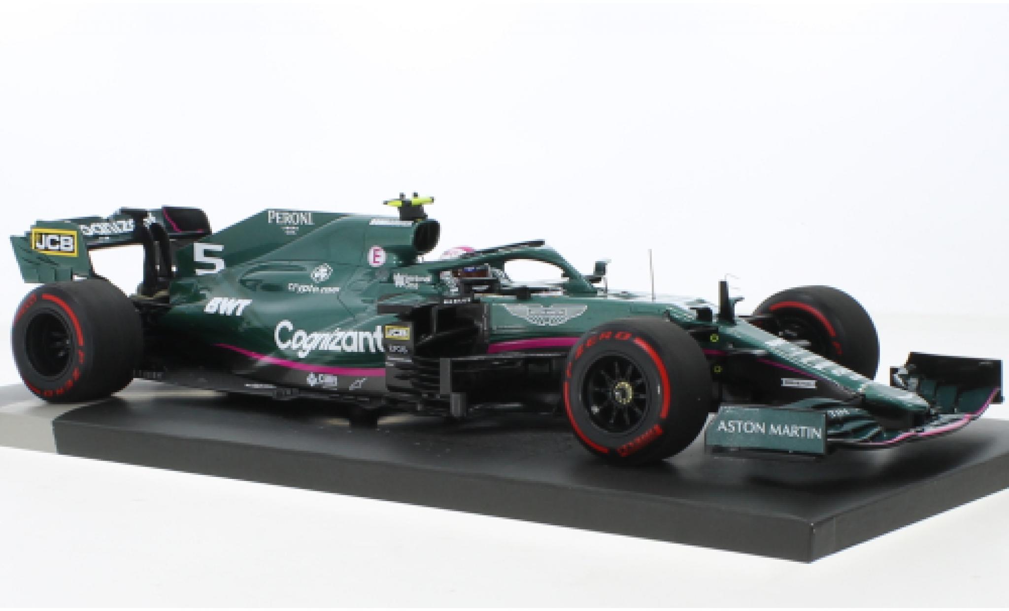 Aston Martin AMR2 1/18 Minichamps 1 No.5 Cognizant F1 Team Cognizant Formel 1 GP Azerbaijan 2021 modellino in miniatura