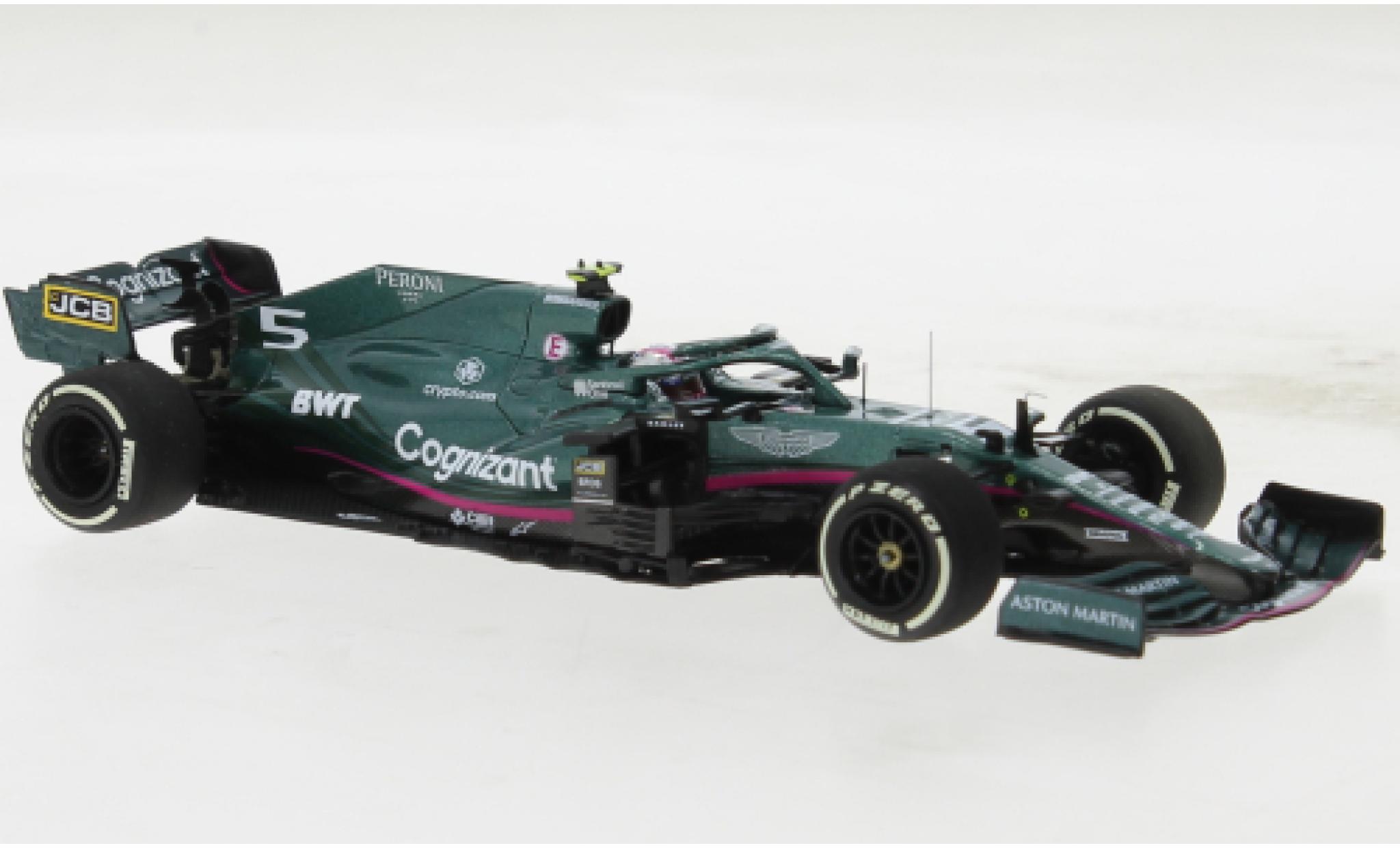 Aston Martin AMR2 1/18 Minichamps 1 No.5 Cognizant F1 Team Cognizant Formel 1 GP Monaco 2021 modellino in miniatura