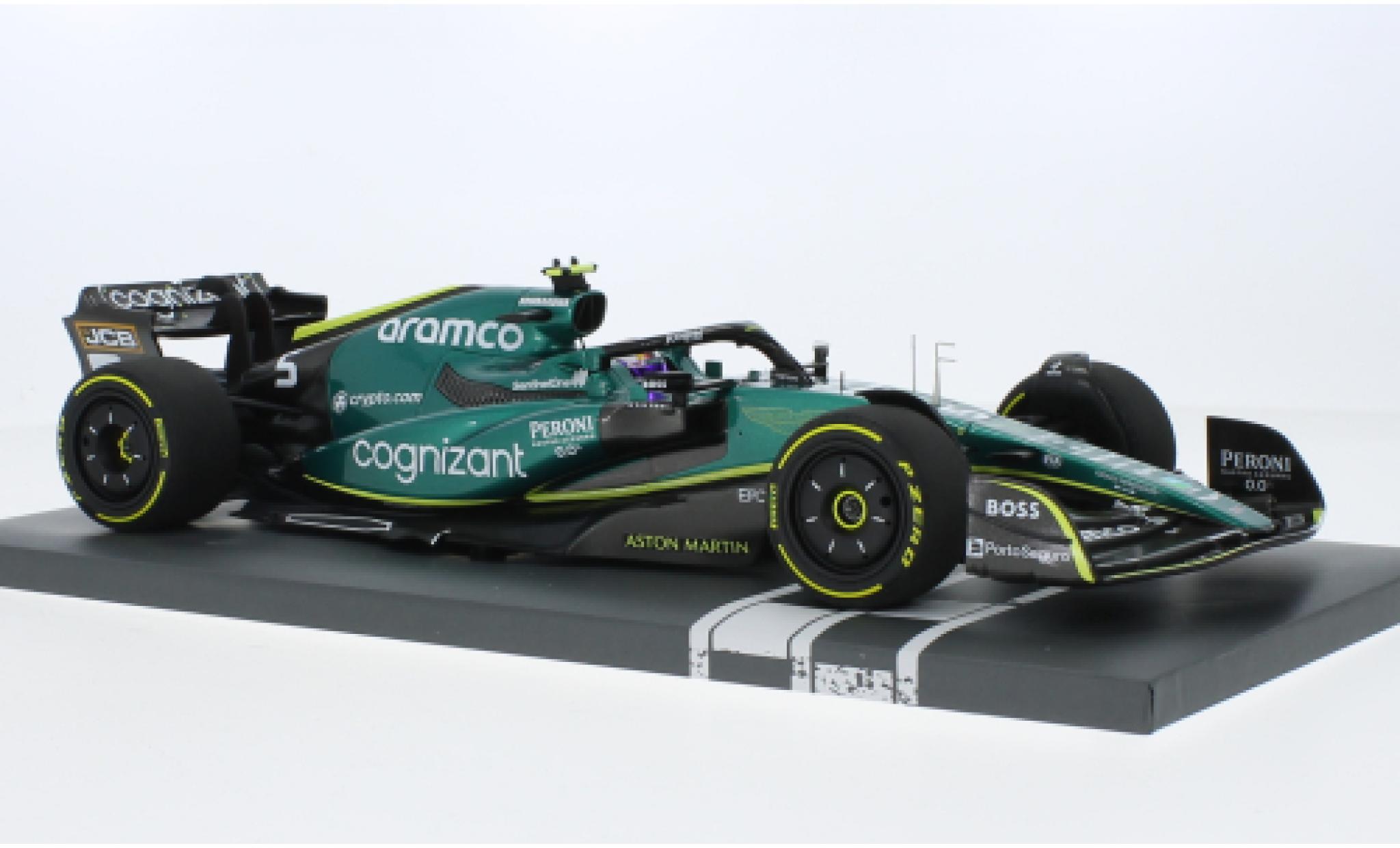 Aston Martin AMR2 1/18 Minichamps 2 No.5 Aramco Cognizant F1 Team Cognizant formule 1 GP Abu Dhabi 2022 modellino in miniatura