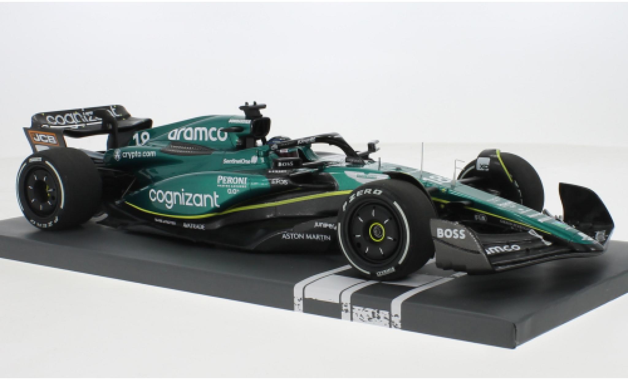 Aston Martin AMR2 1/43 Minichamps 3 No.18 Aramco Cognizant F1 Team Cognizant formule 1 2023 modellino in miniatura