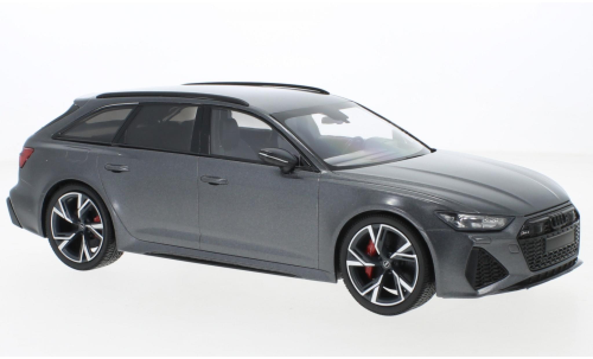 Audi RS6 1/18 Minichamps Avant grigio mat 2019 modellino in miniatura