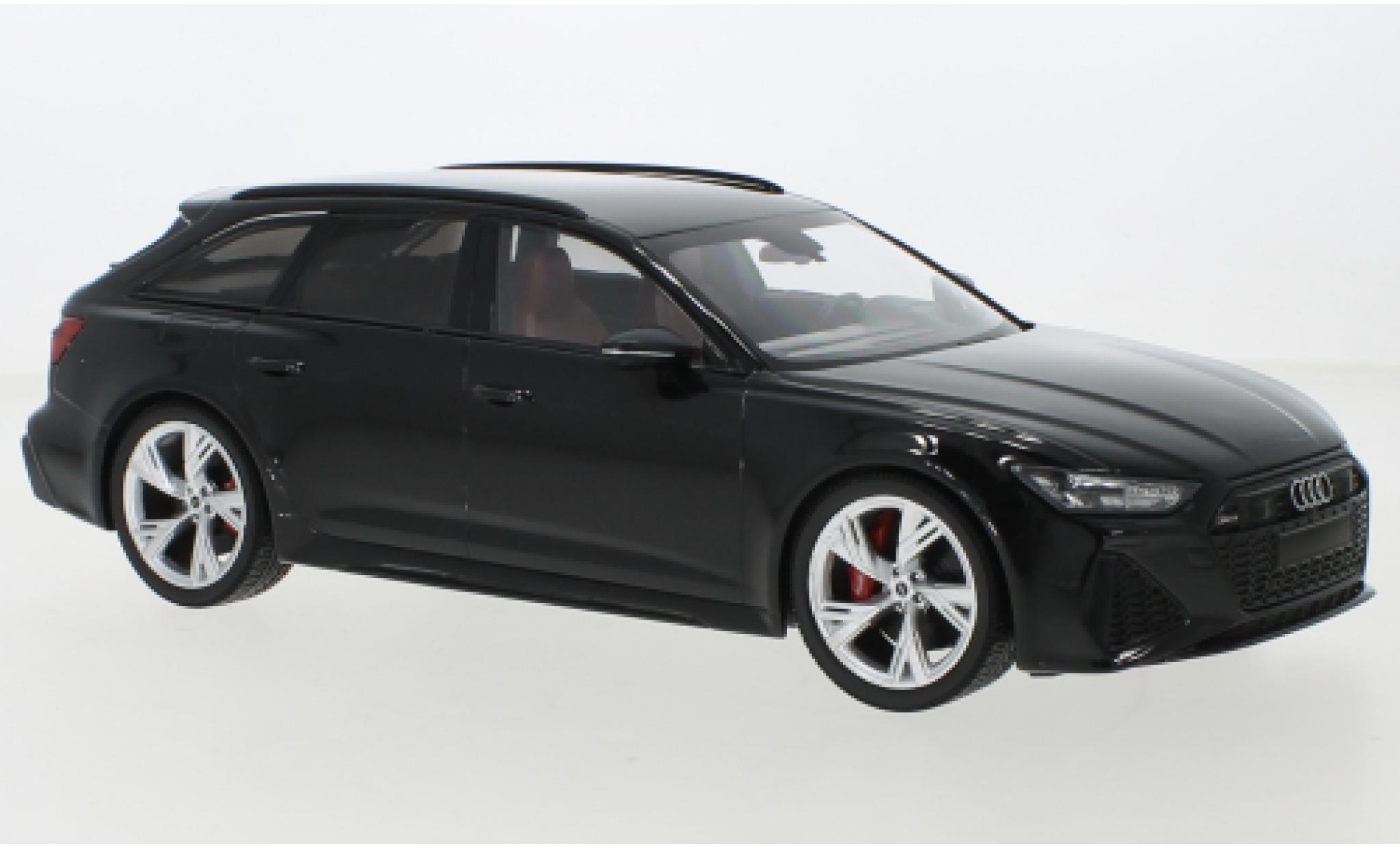 Audi RS6 1/18 Minichamps Avant metallise nero 2019 modellino in miniatura