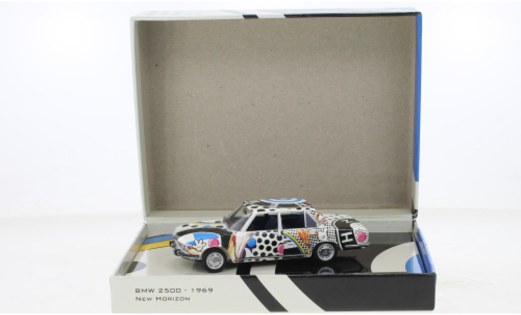 Bmw 2500 1/43 Minichamps (E3) New Horizon 1969 modellino in miniatura