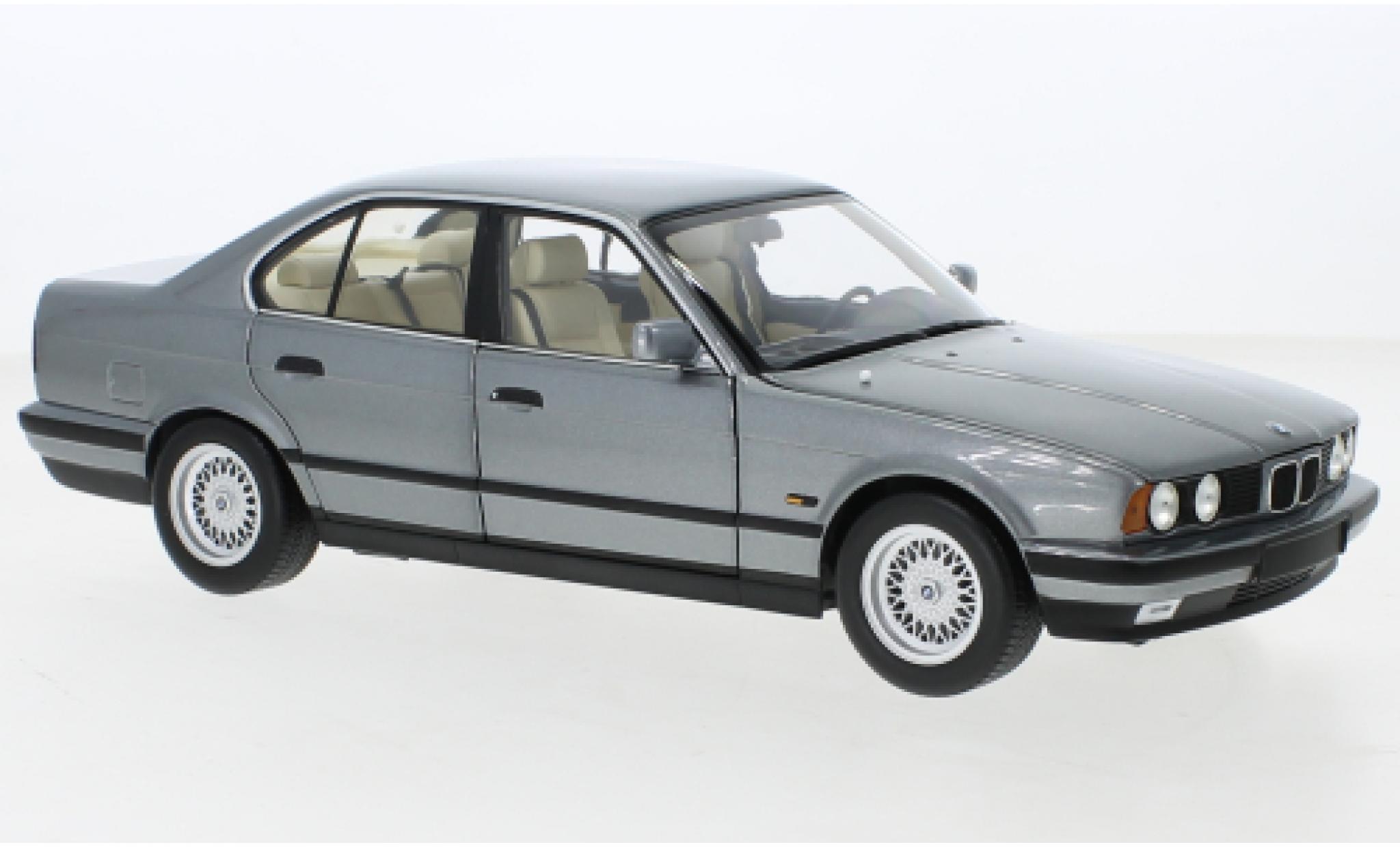 Bmw 535 1/18 Minichamps i (E34) metallise grigio 1988 modellino in miniatura