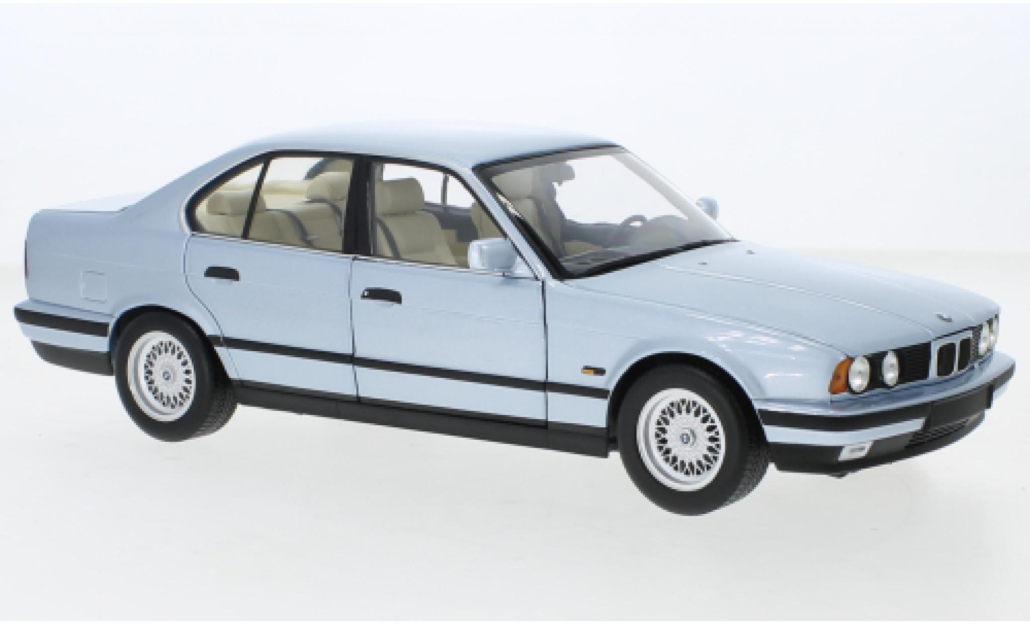 Bmw 535 1/18 Minichamps i (E34) metallise blu 1988 modellino in miniatura