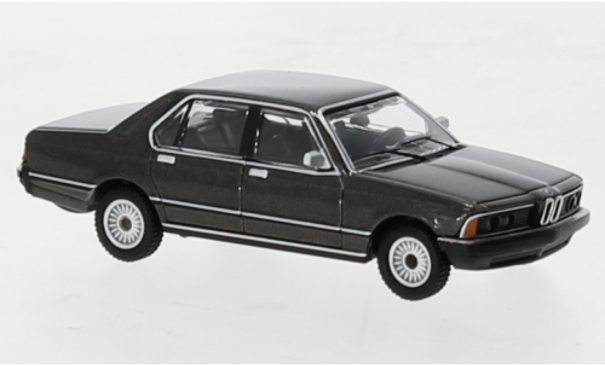 Bmw 733 1/87 Minichamps i (E23) metallise grigio 1977 modellino in miniatura