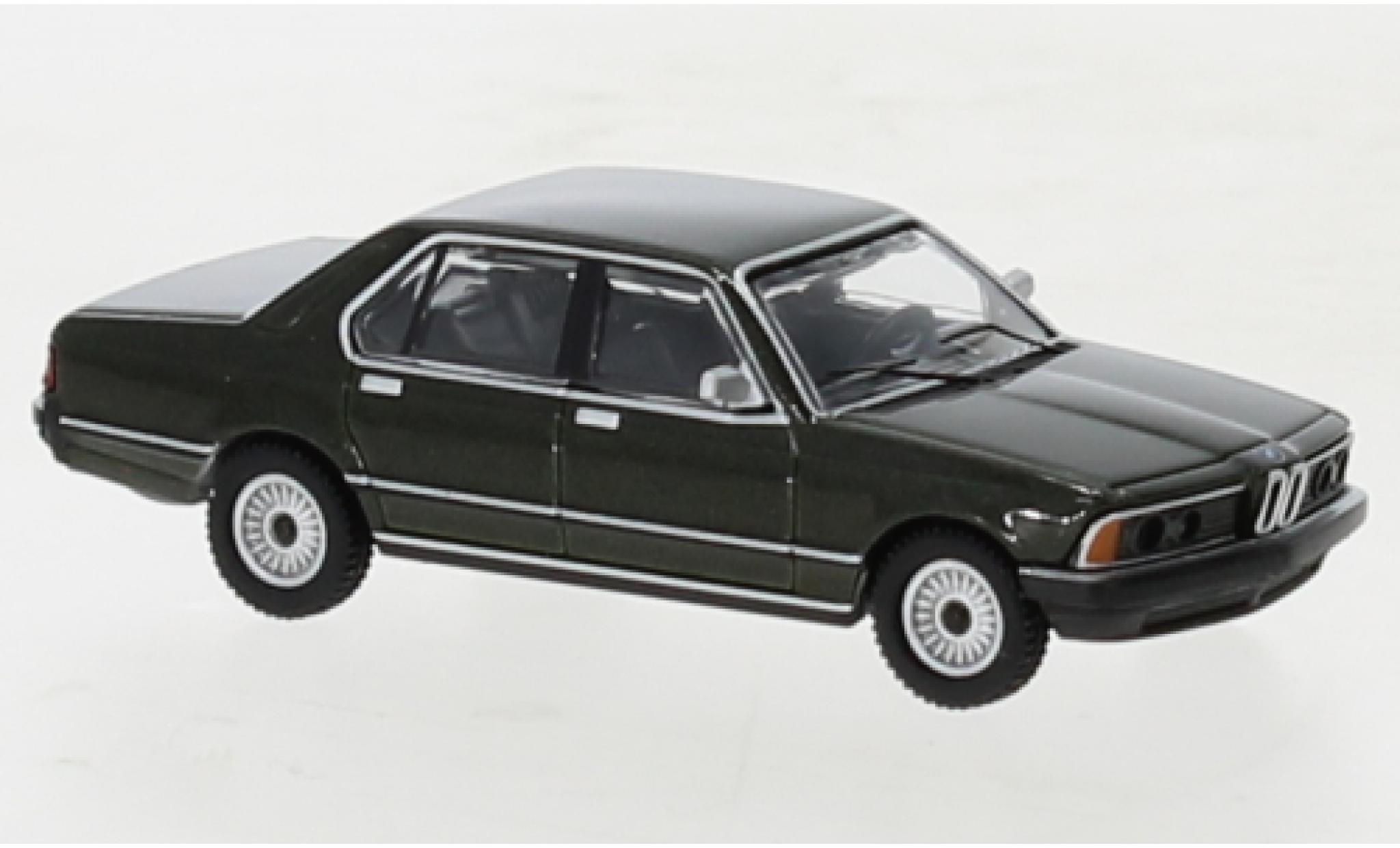 Bmw 733 1/87 Minichamps i (E23) metallise verde 1977 modellino in miniatura