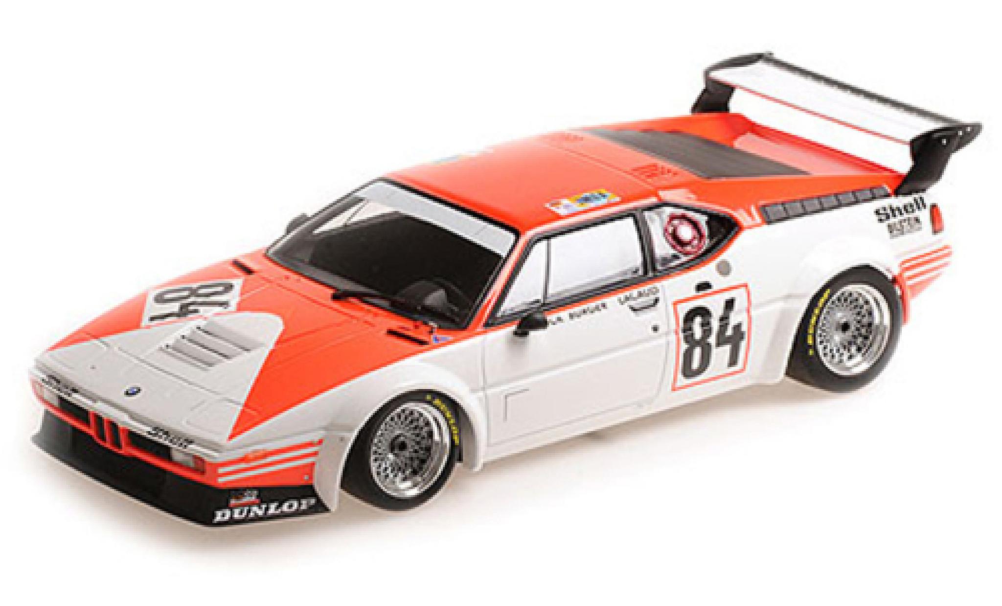 Bmw M1 1/18 Minichamps No.84 Equipe Dominique Lacaud Marlboro 24h Le Mans 1980 modellino in miniatura