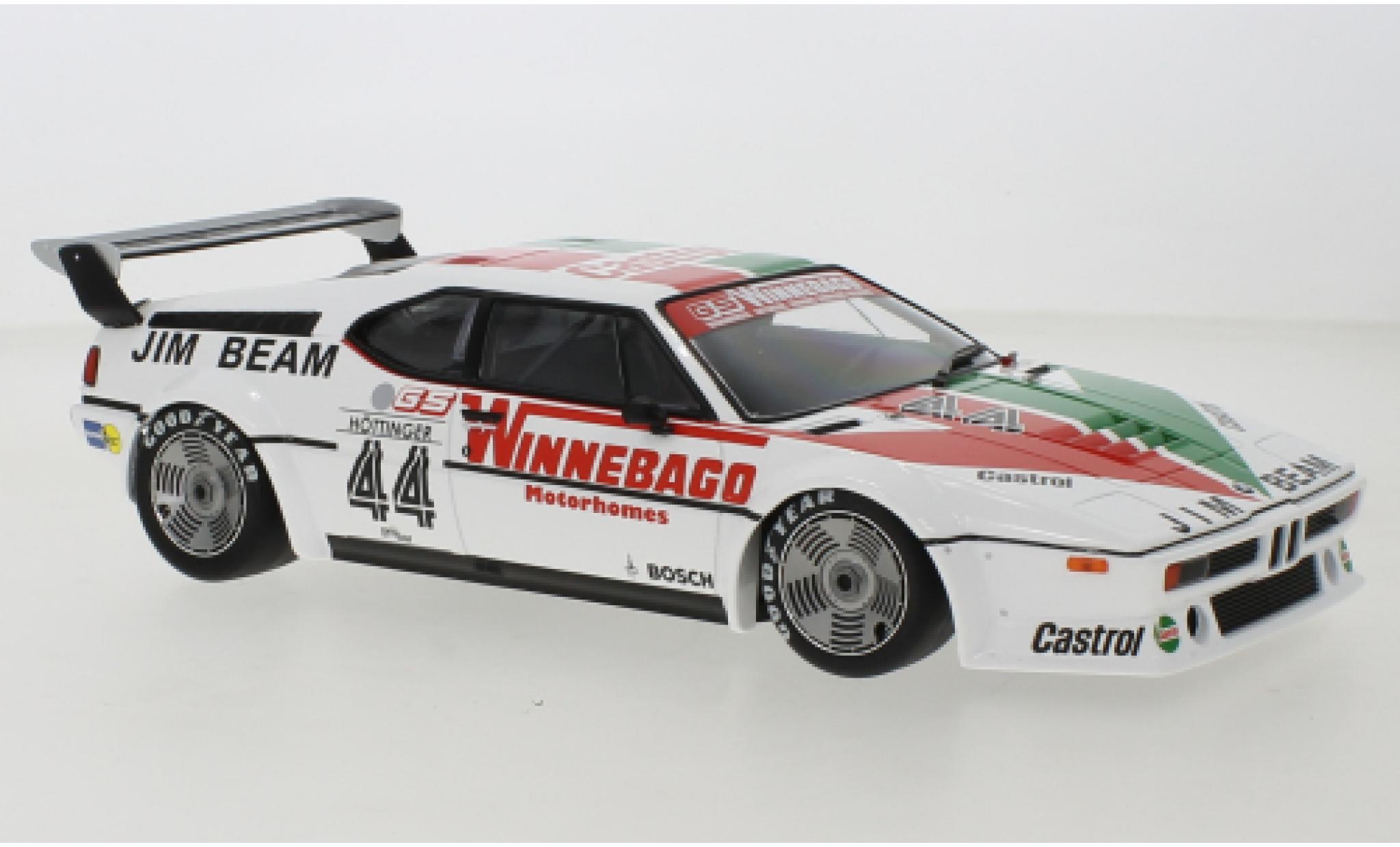 Bmw M1 1/18 Minichamps Procar No.44 GS Team Marko Jim Beam Procar Silverstone 1979 modellino in miniatura