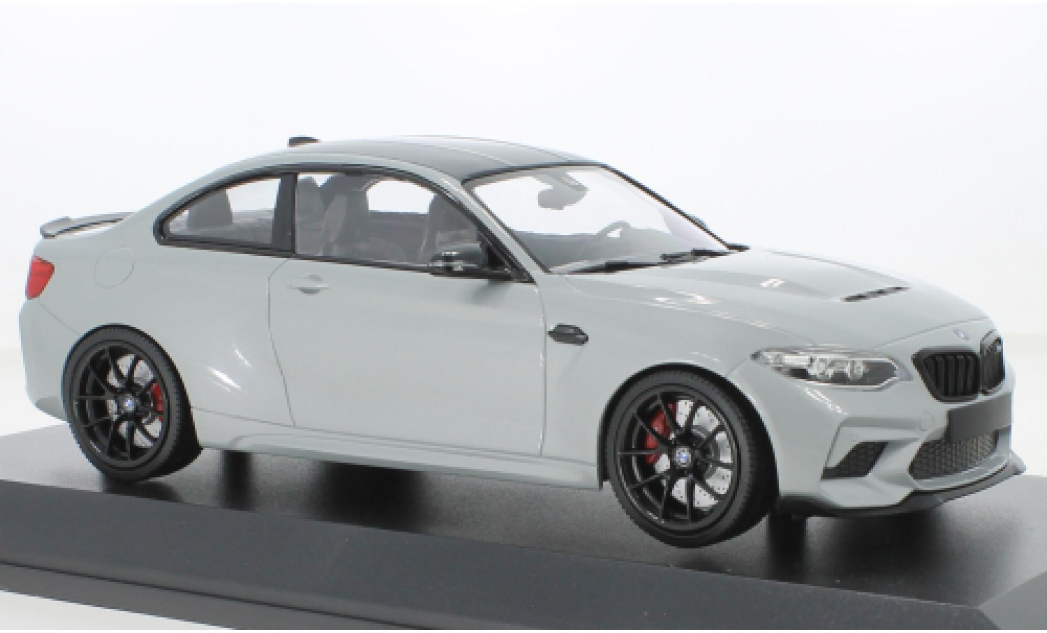 Bmw M2 1/18 Minichamps CS metallise grigio 2020 modellino in miniatura
