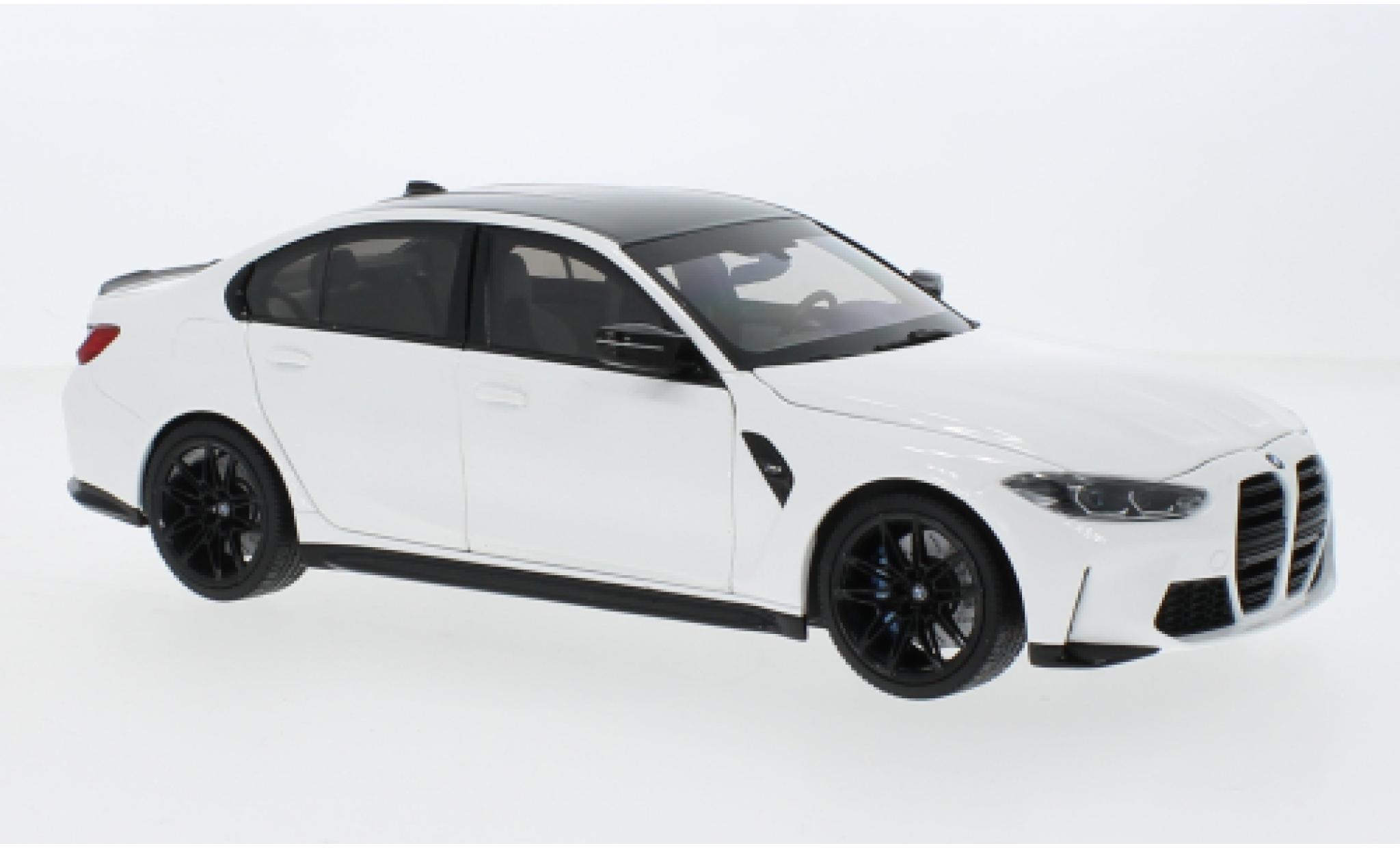 Bmw M3 1/18 Minichamps (G80) bianco 2020 modellino in miniatura