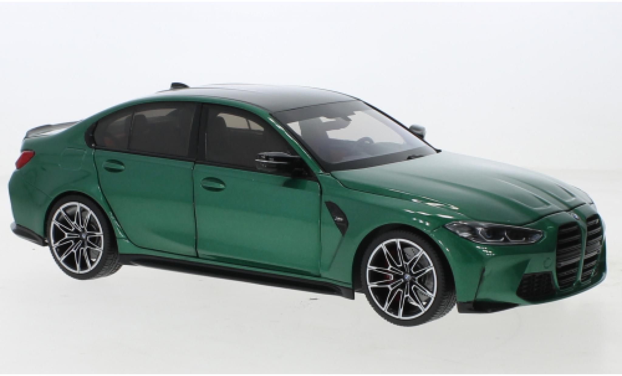 Bmw M3 1/18 Minichamps (G80) metallise verde 2020 modellino in miniatura