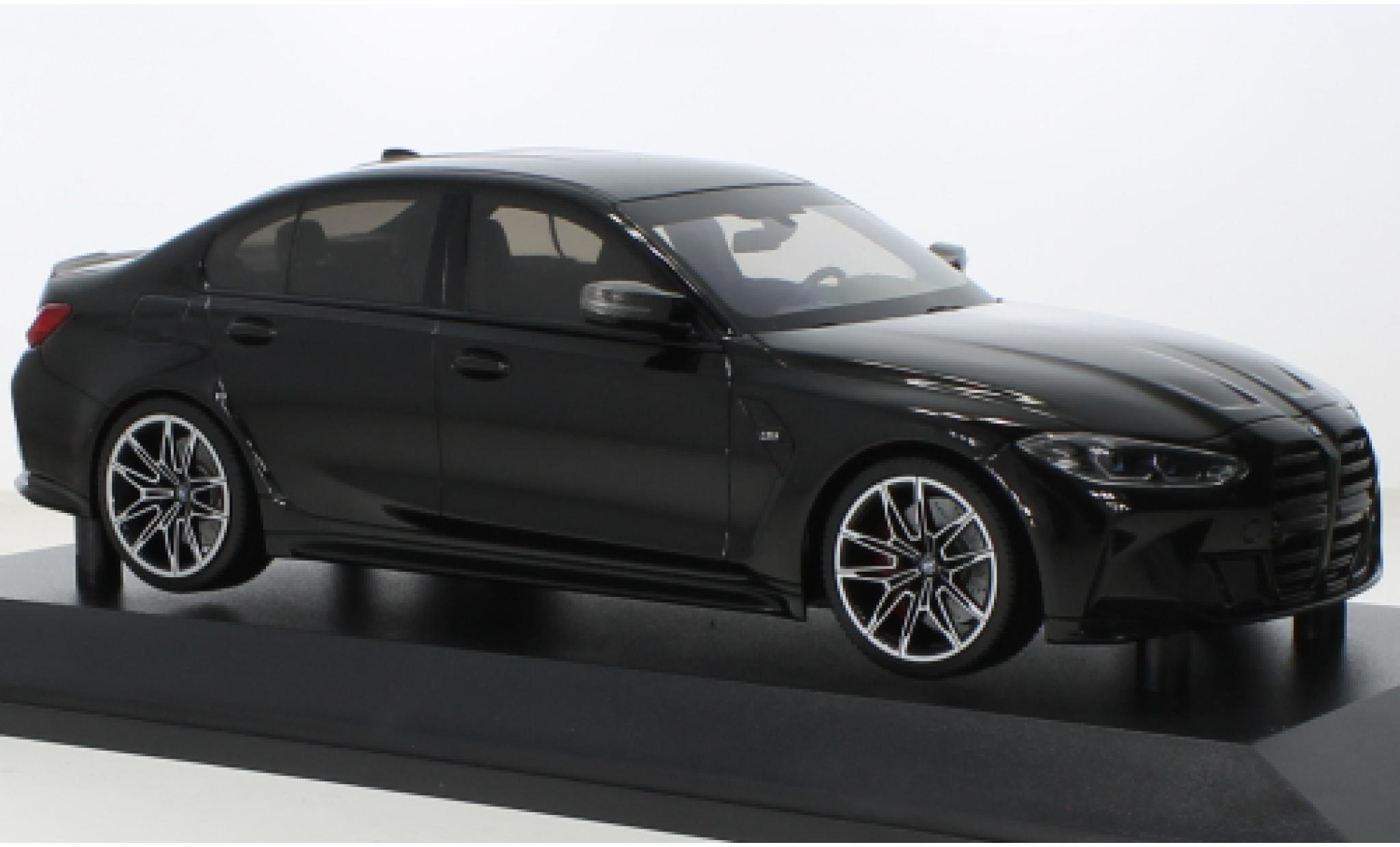 Bmw M3 1/18 Minichamps nero 2020 modellino in miniatura