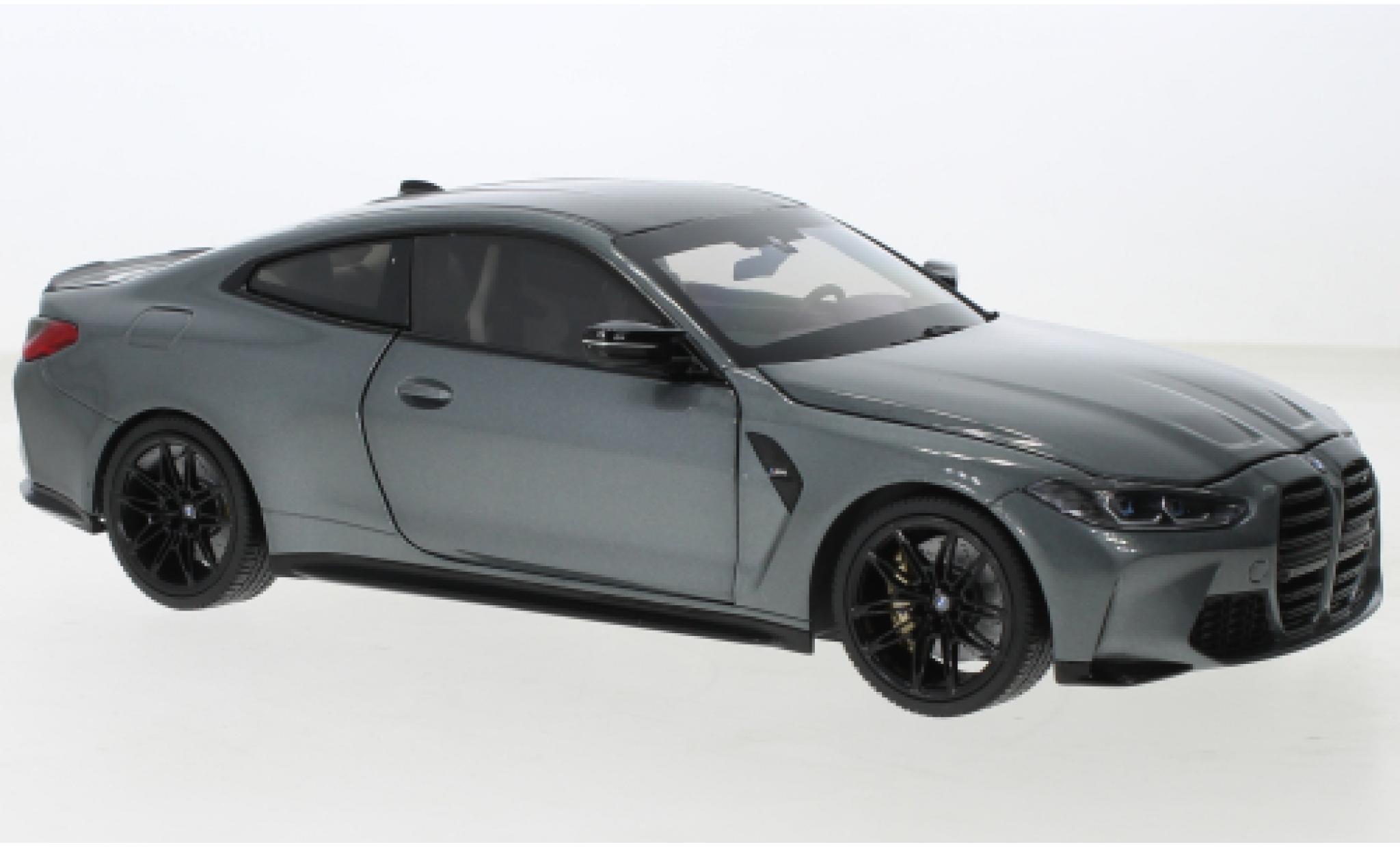Bmw M4 1/18 Minichamps (G82) metallise grigio 2020 modellino in miniatura