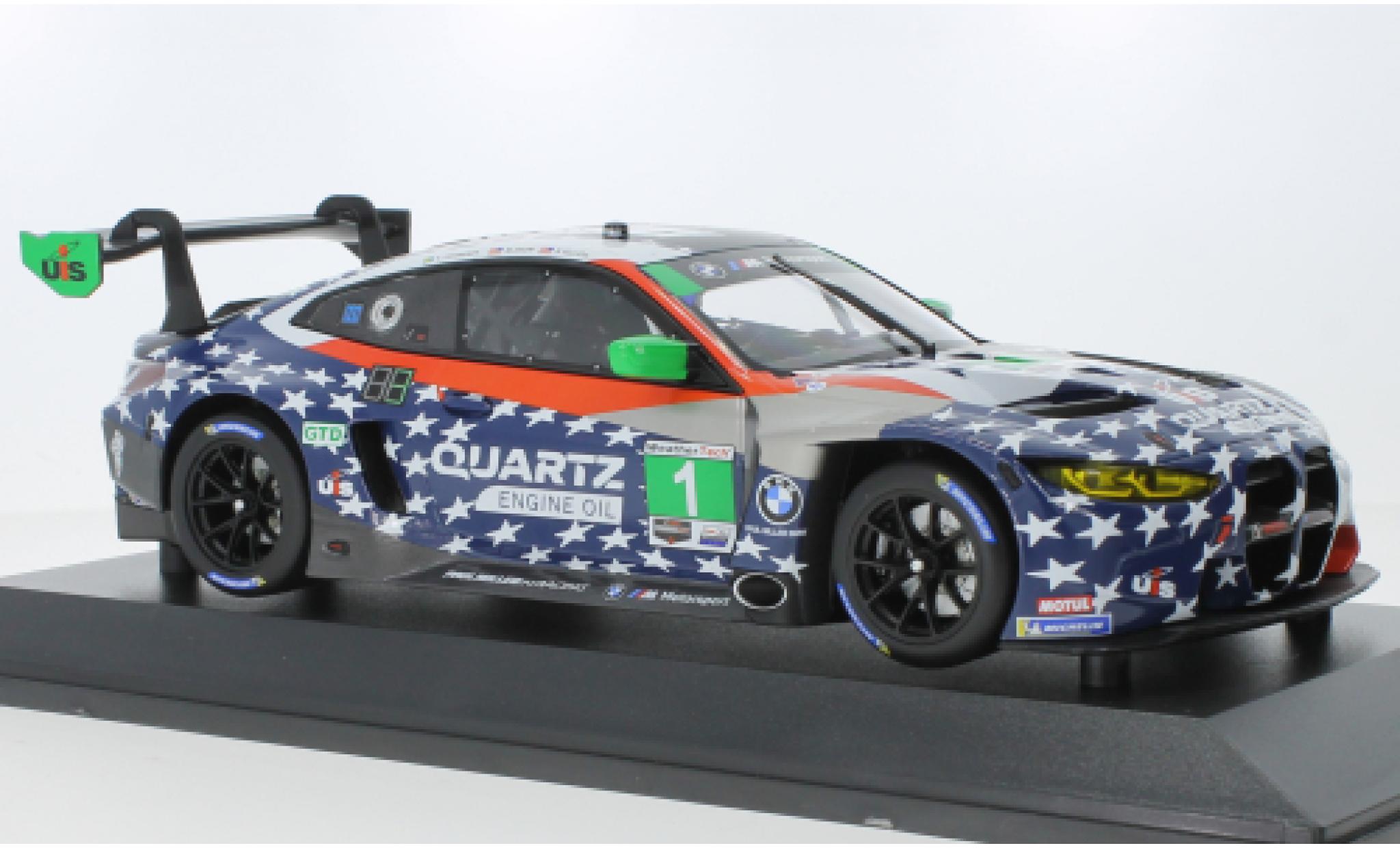 Bmw M4 1/18 Minichamps GT3 GTD No.1 Paul Miller Racing IMSA 6h Watkins Glen 2022 modellino in miniatura