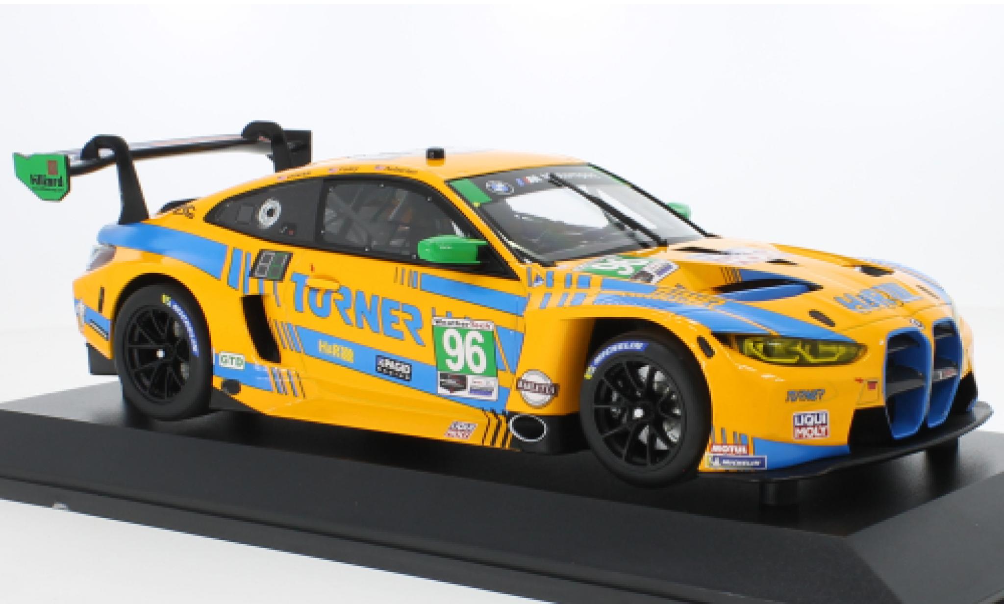 Bmw M4 1/18 Minichamps GT3 GTD No.96 Turner Motorsport IMSA 2022 modellino in miniatura