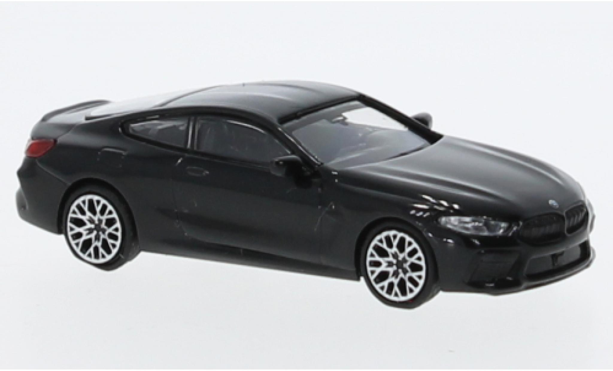 Bmw M8 1/87 Minichamps Competition Coupe (F92) metallise nero 2019 modellino in miniatura