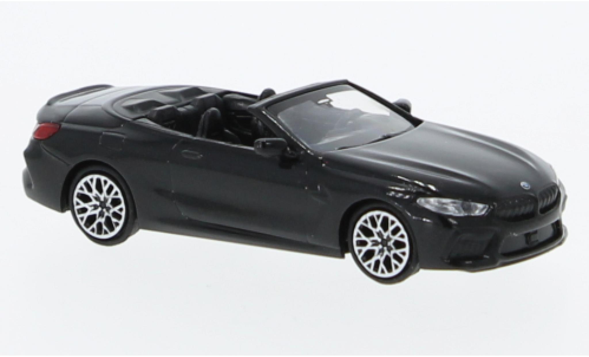 Bmw M8 1/87 Minichamps Competiton cabriolet (G14) metallise nero 2019 modellino in miniatura