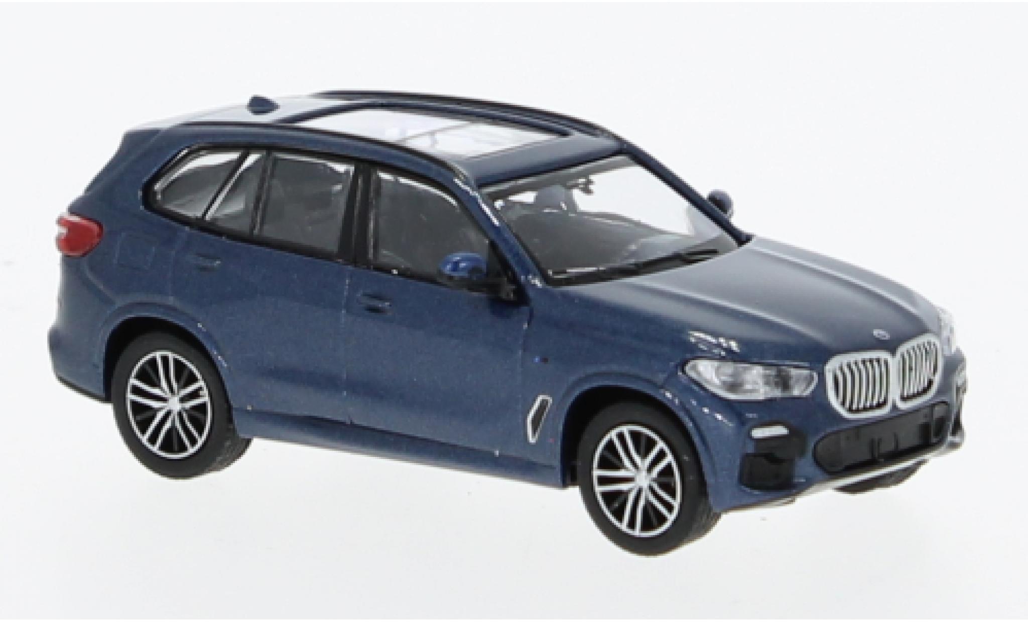 Bmw X5 1/87 Minichamps (G05) metallise blu 2019 modellino in miniatura