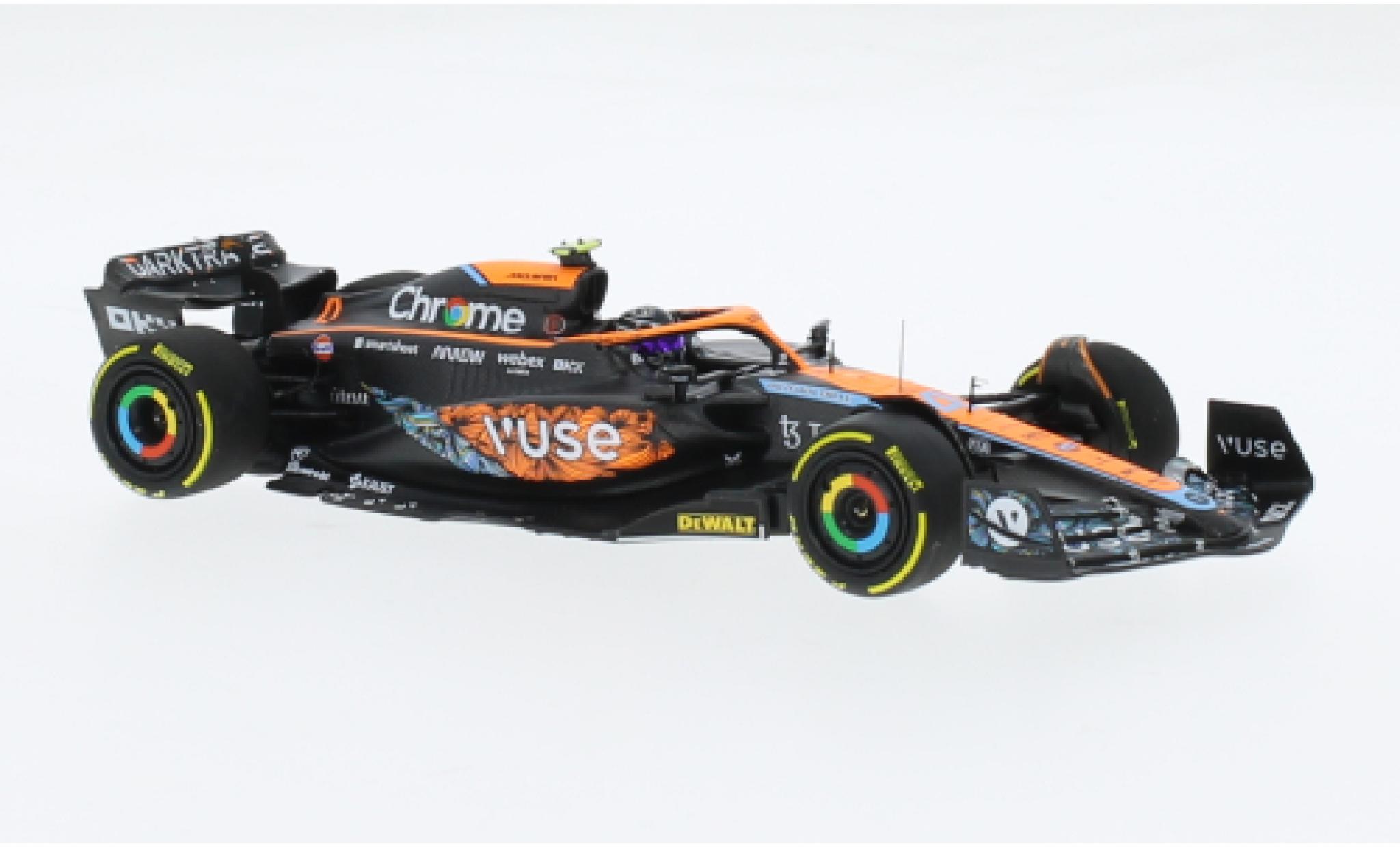 McLaren F1 1/43 Minichamps MCL36 No.4 Team formule 1 GP Abu Dhabi 2022 modellino in miniatura