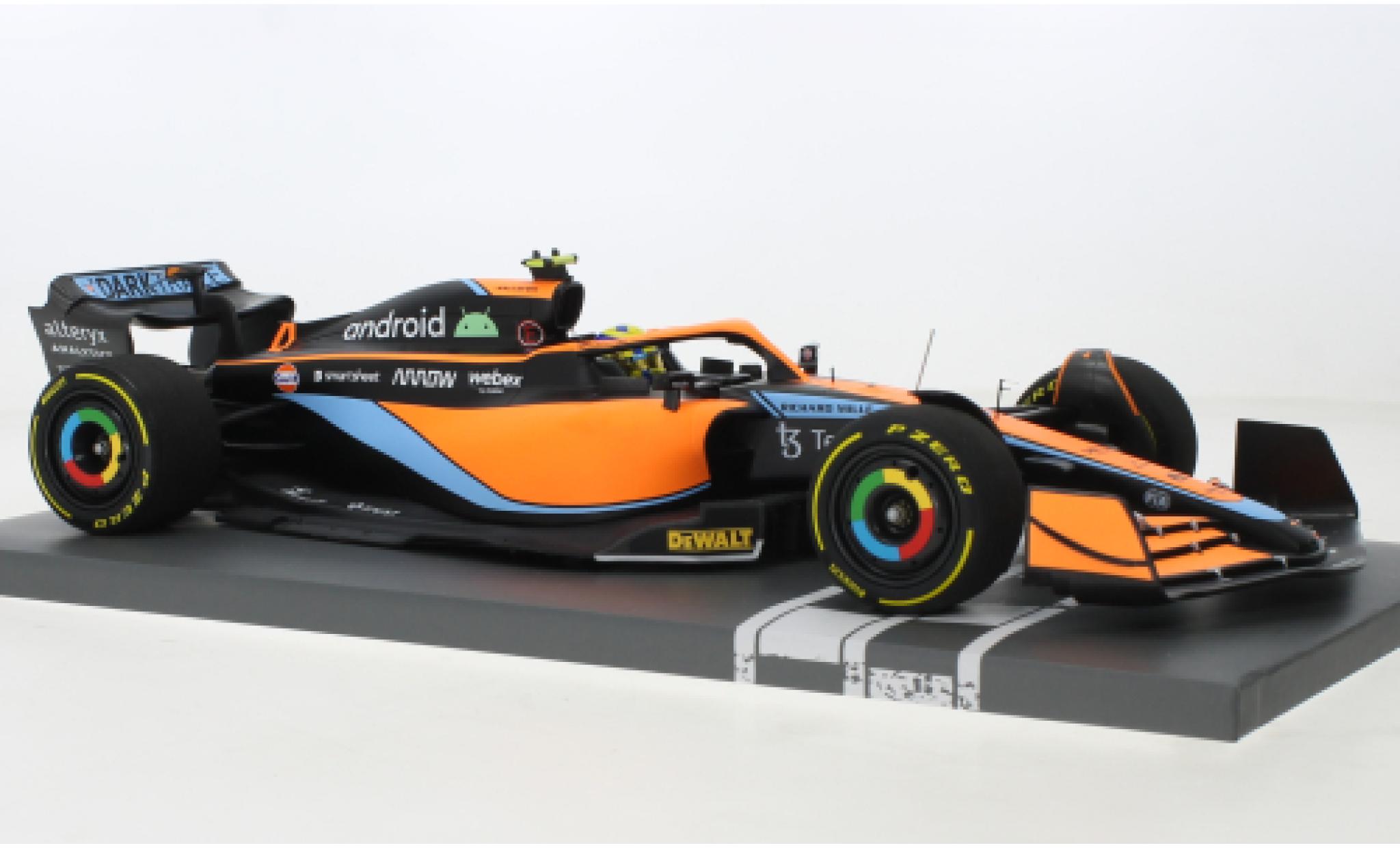 McLaren F1 1/18 Minichamps MCL36 No.4 Team formule 1 GP Bahrain 2022 modellino in miniatura
