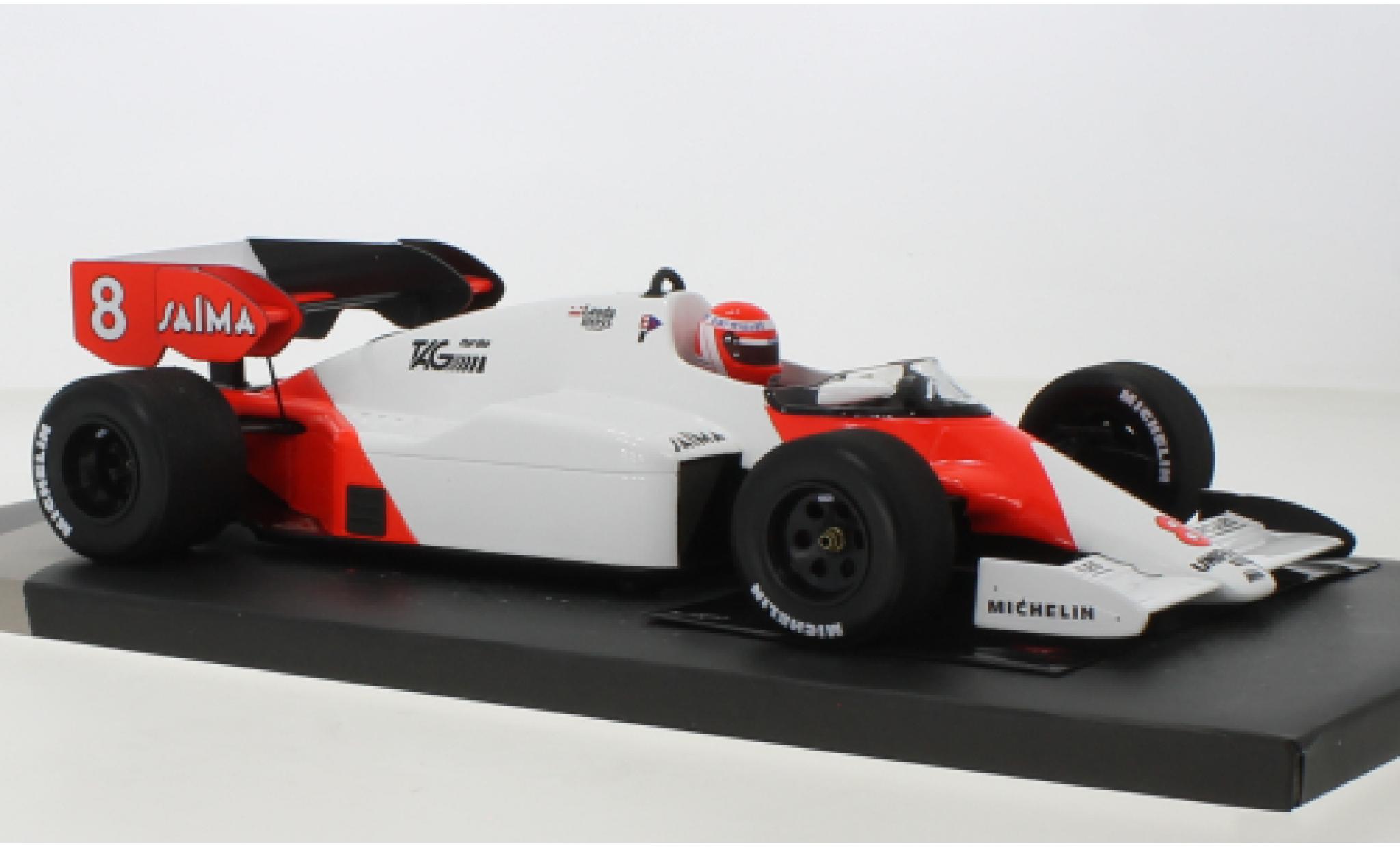 McLaren MP4-12C 1/18 Minichamps MP4/2 TAG No.8 Marlboro International Formel 1 GP Portugal 1984 modellino in miniatura