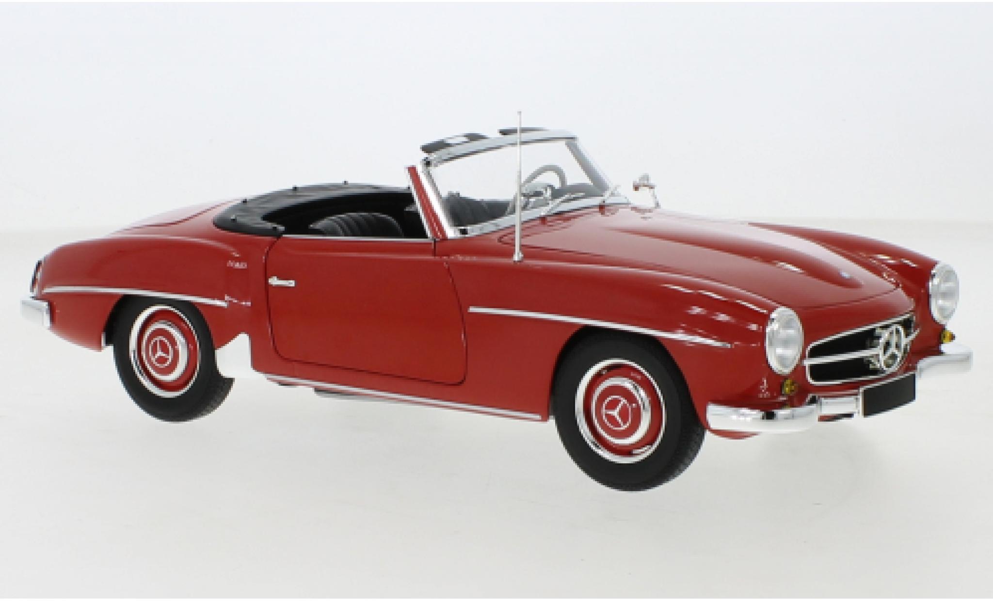 Mercedes 190 1/18 Minichamps SL (W121) rosso 1955 modellino in miniatura