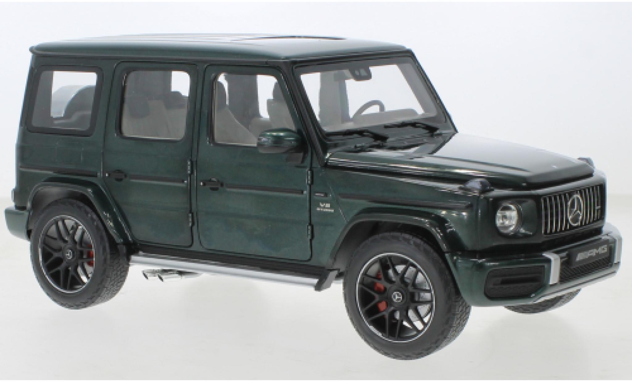 Mercedes Classe G 1/18 Minichamps AMG G63 metallise verde 2018 modellino in miniatura