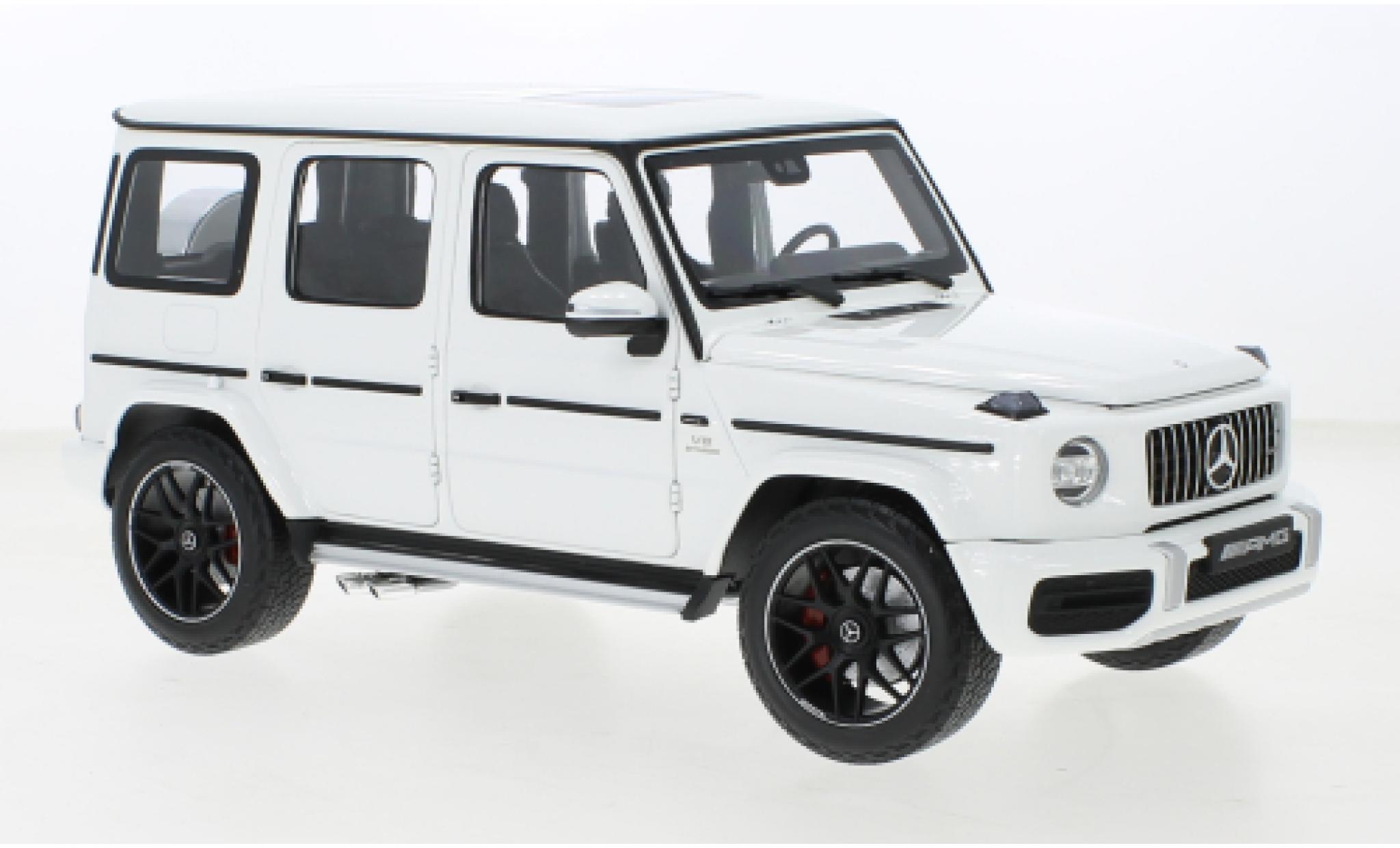 Mercedes Classe G 1/18 Minichamps AMG G63 bianco 2018 modellino in miniatura