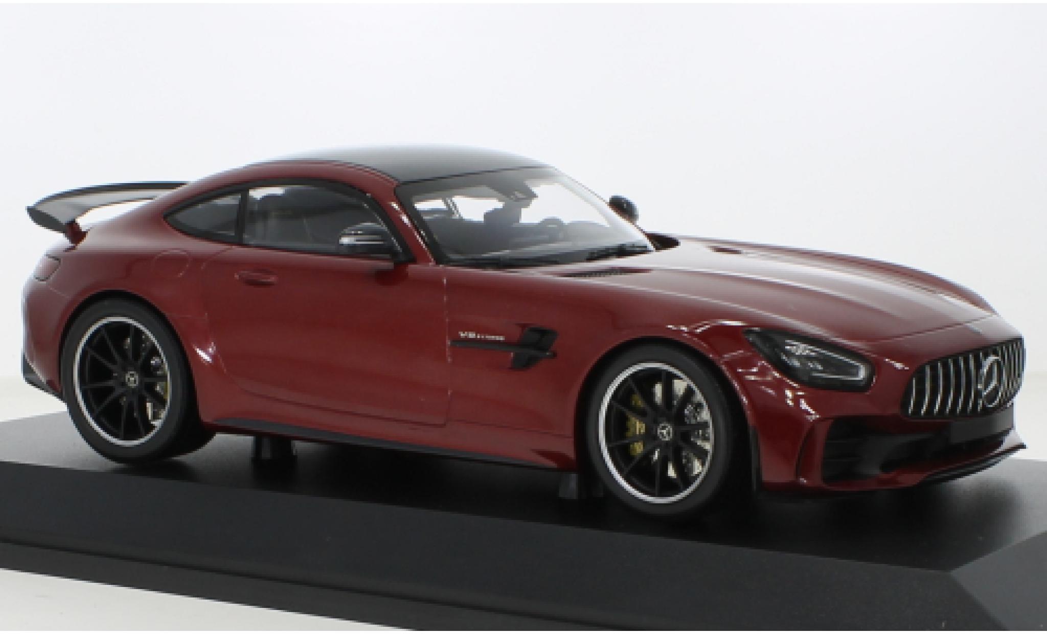 Mercedes AMG GT 1/18 Minichamps -R metallise rosso 2021 modellino in miniatura