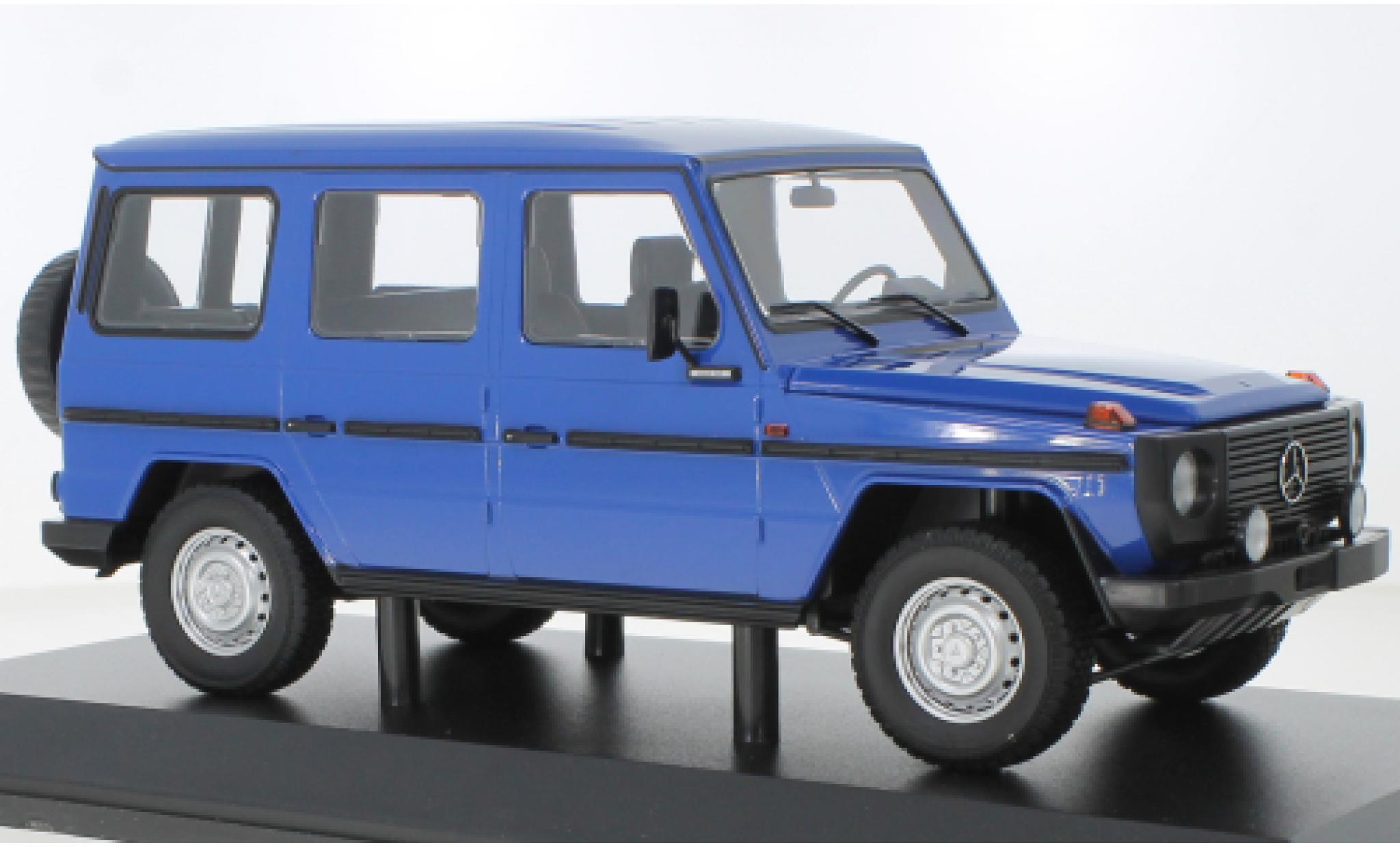 Mercedes Classe G 1/18 Minichamps G-classe LWB (W460) blu foncé 1980 modellino in miniatura