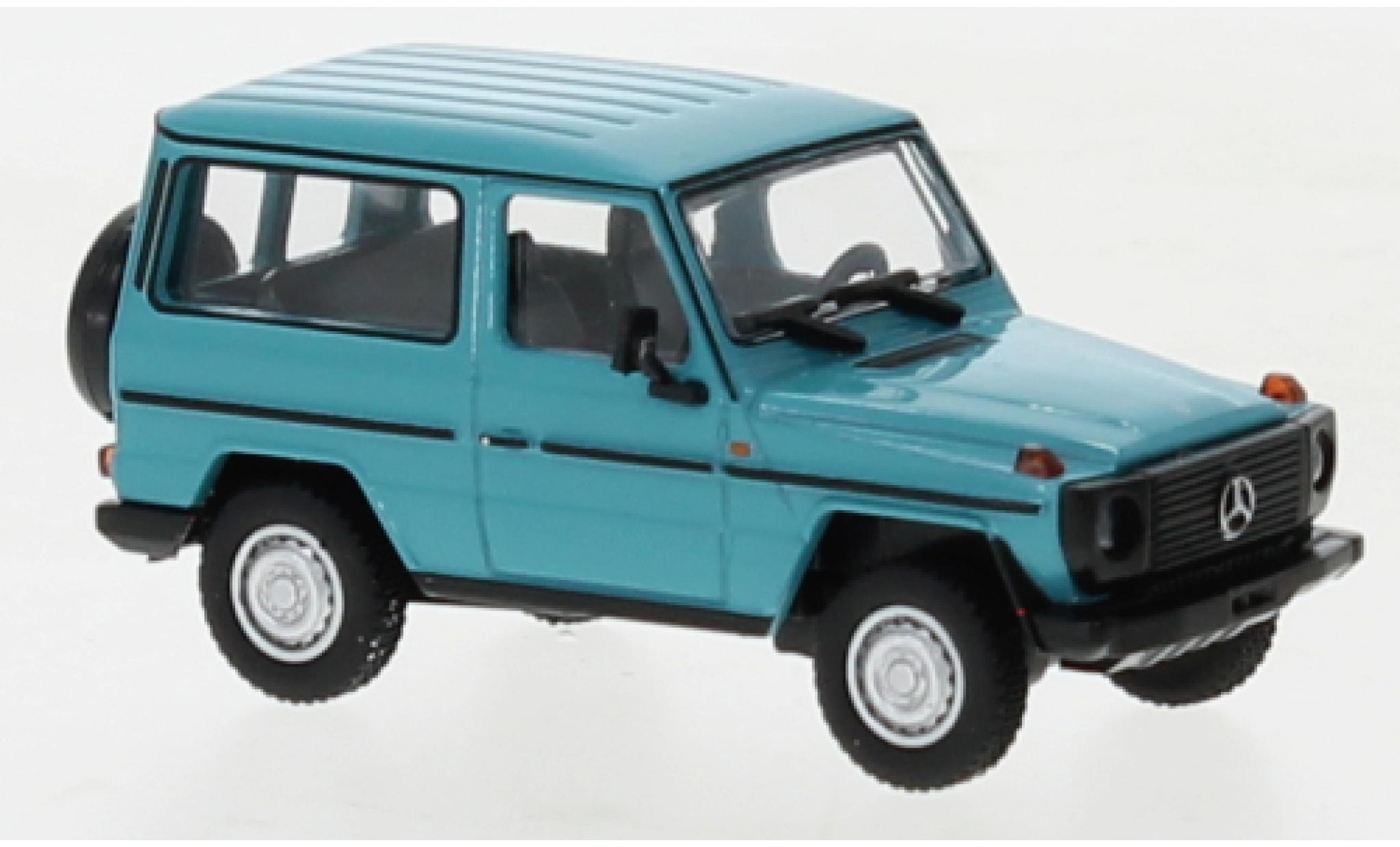 Mercedes Classe G 1/87 Minichamps G-Modèle SWB (W460) turchese 1980 modellino in miniatura