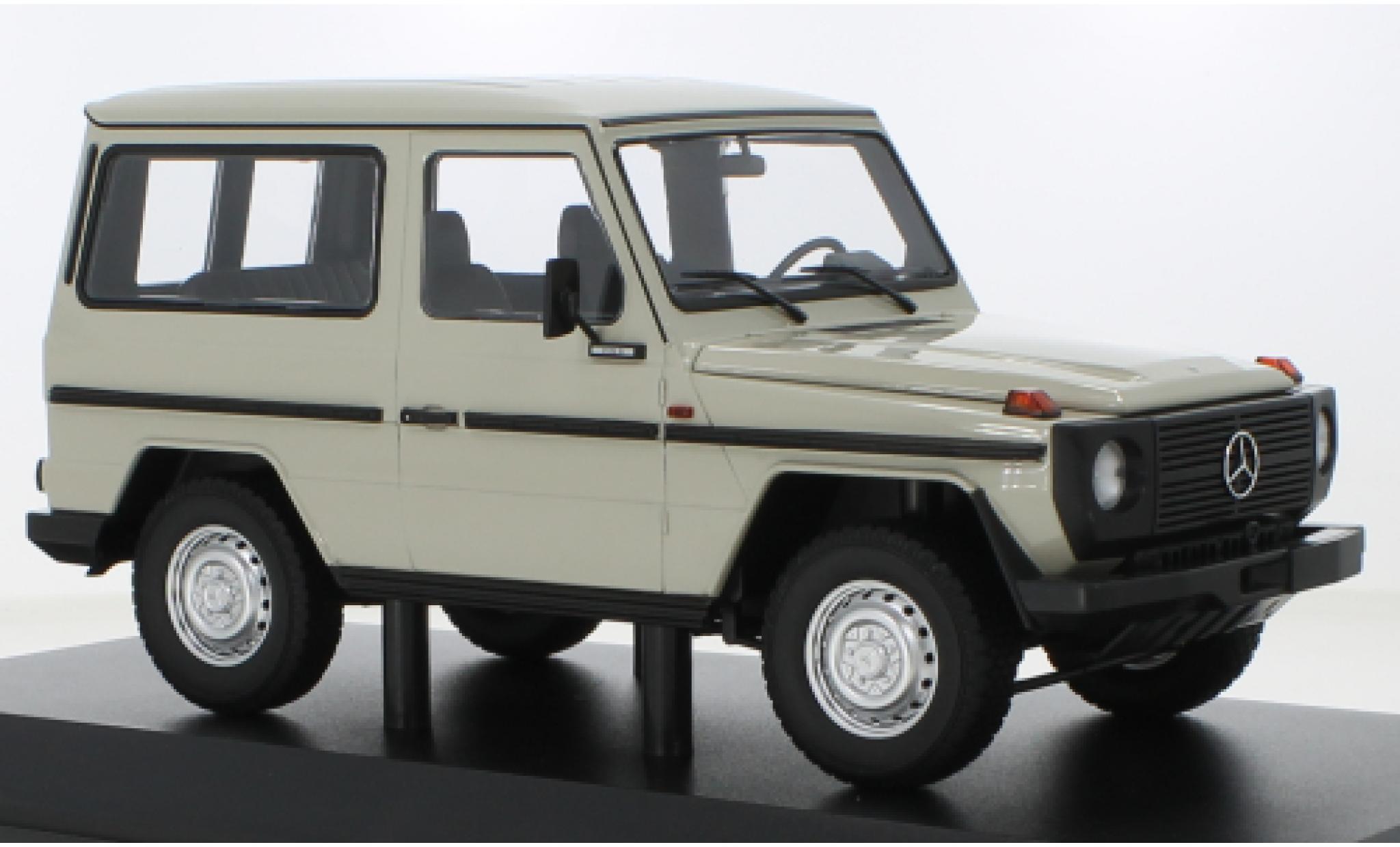Mercedes Classe G 1/18 Minichamps G-Modell SWB (W460) grigio 1980 modellino in miniatura
