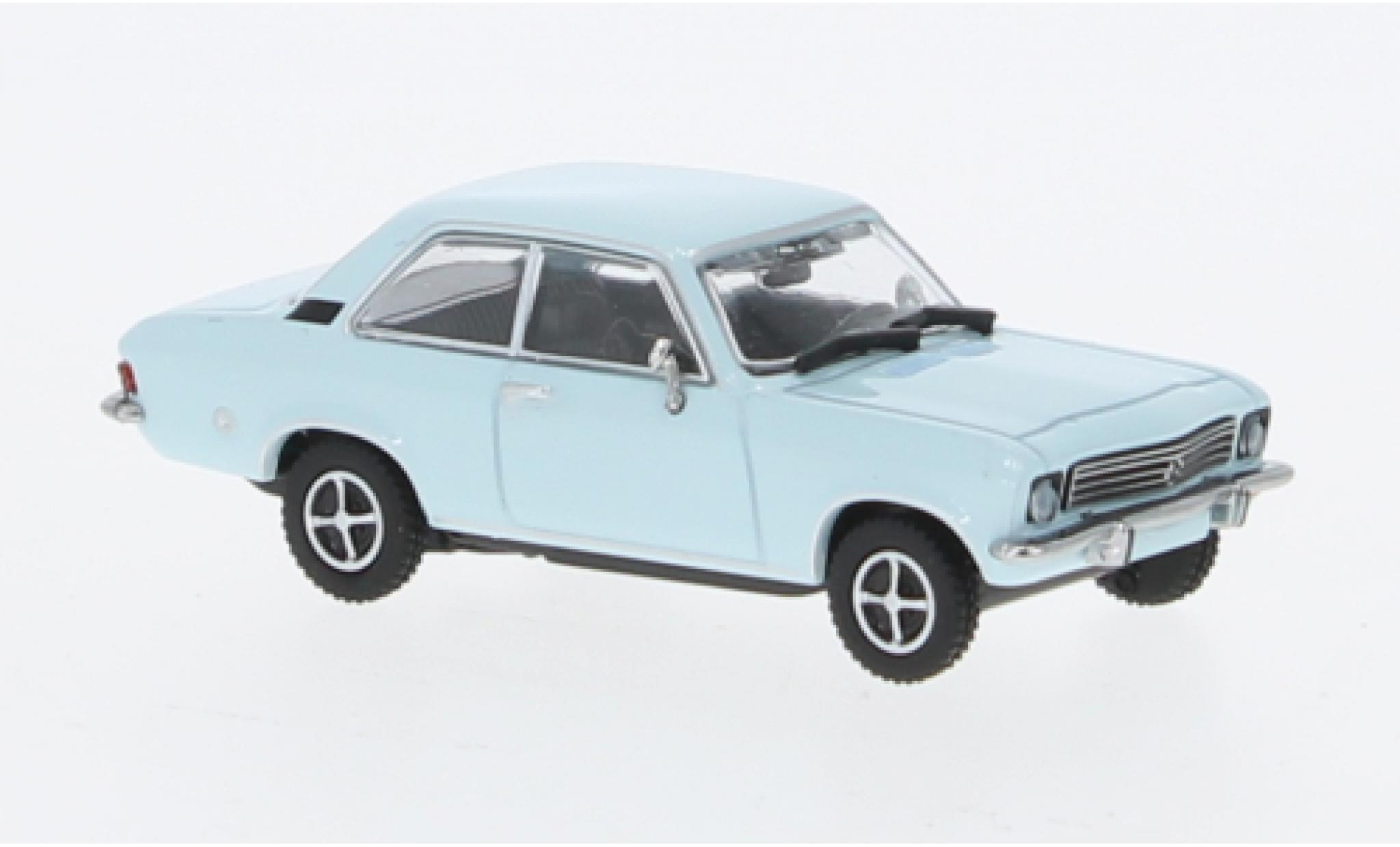 Opel Ascona 1/87 Minichamps A blu clair 1970 modellino in miniatura
