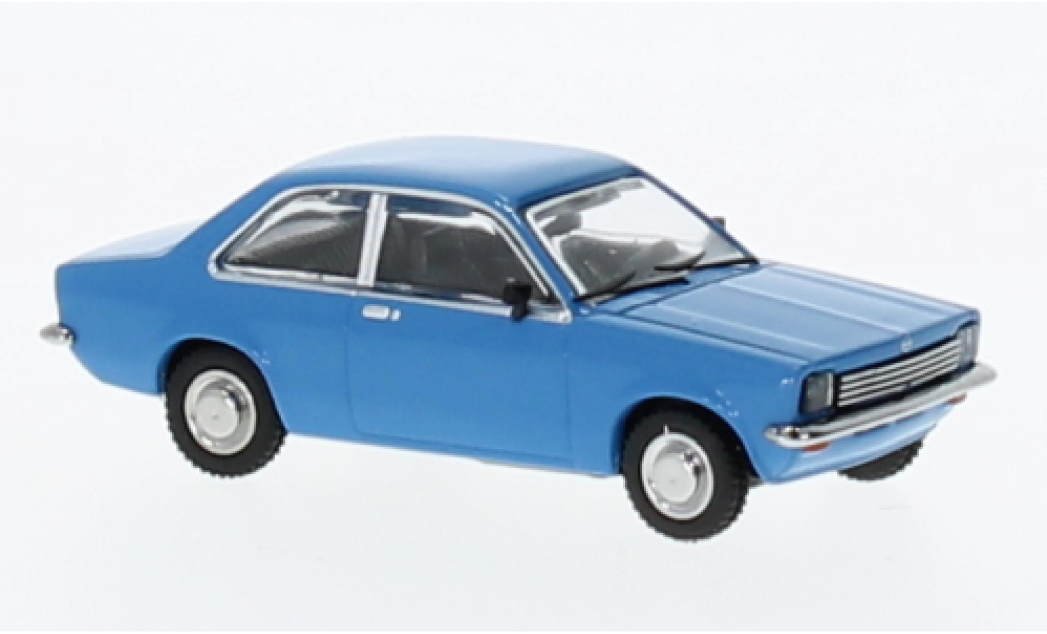Opel Kadett 1/87 Minichamps C blu clair 1973 modellino in miniatura