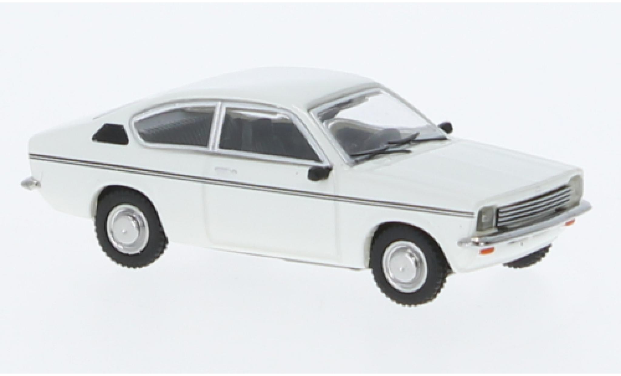 Opel Kadett 1/87 Minichamps C Coupe bianco 1973 modellino in miniatura