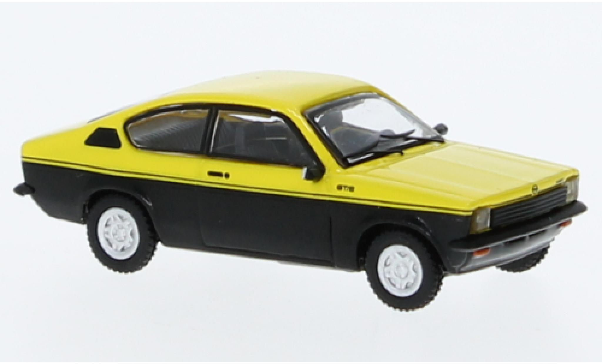 Opel Kadett 1/87 Minichamps C Coupe giallo/nero 1973 modellino in miniatura
