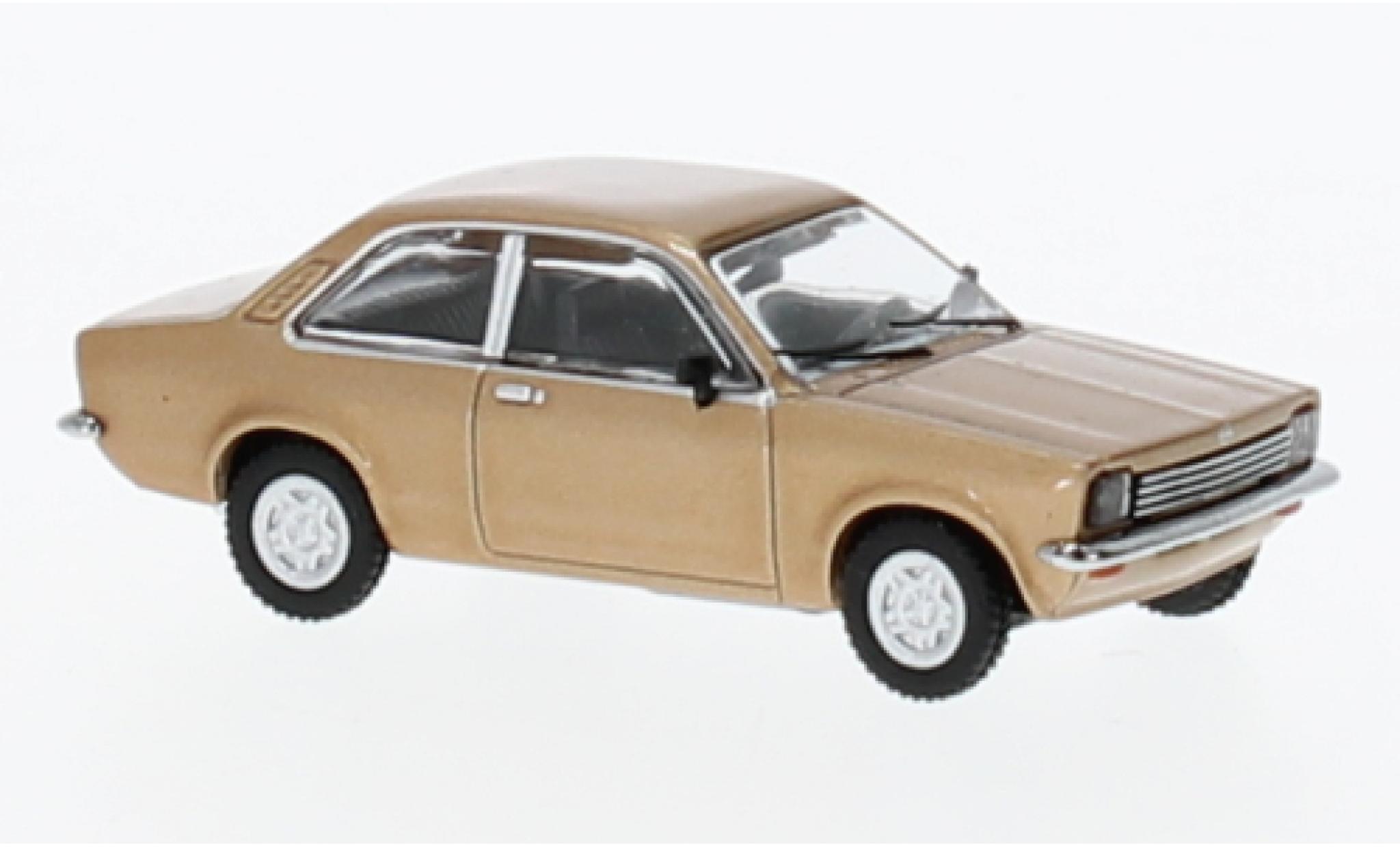 Opel Kadett 1/87 Minichamps C metallise beige 1973 modellino in miniatura