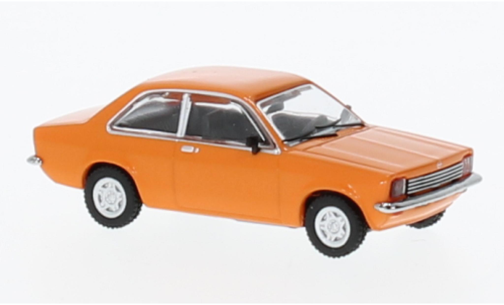 Opel Kadett 1/87 Minichamps C orange 1973 modellino in miniatura