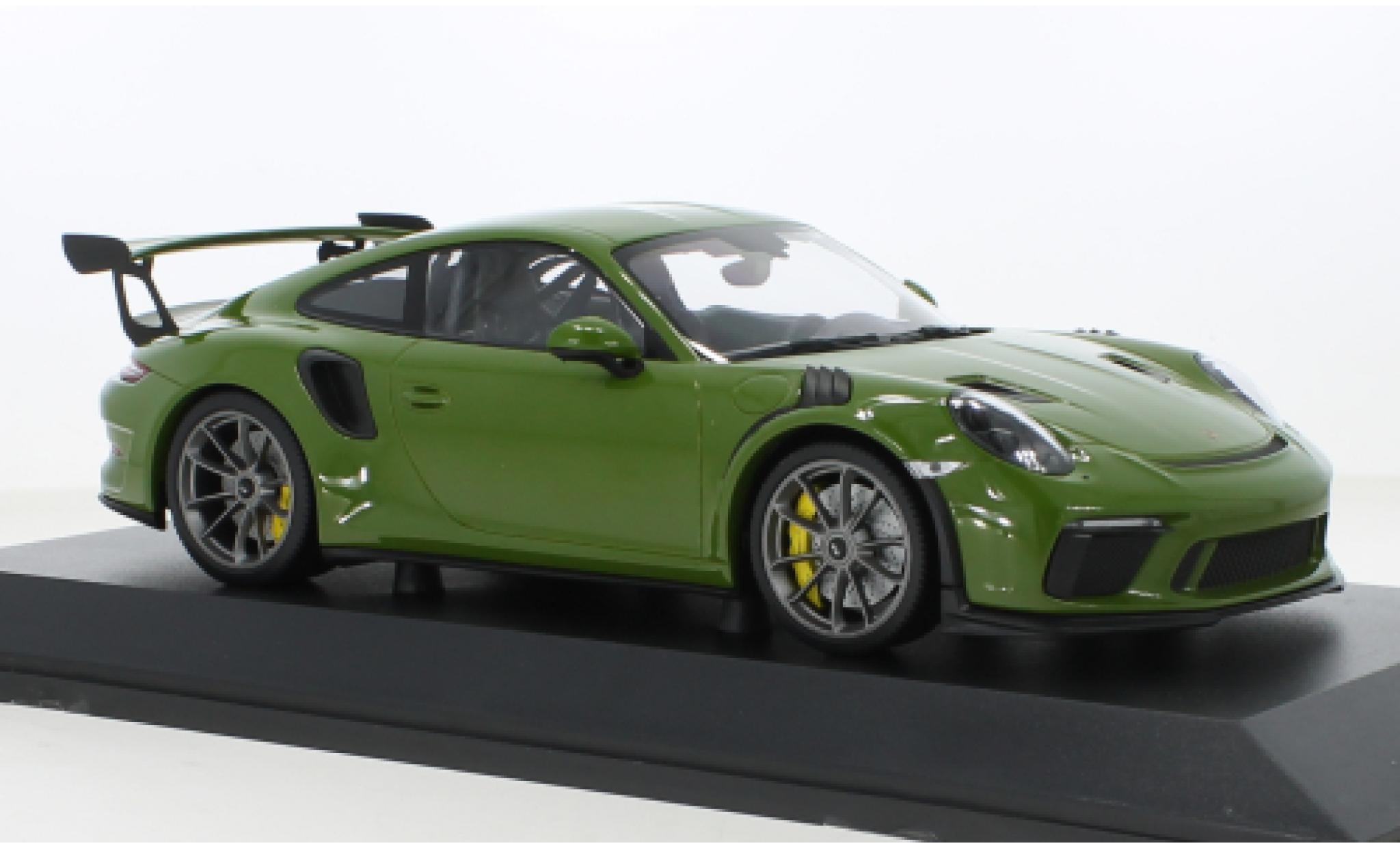 Porsche 992 GT3 R 1/18 Minichamps 911 (991.2) S verde 2019 modellino in miniatura