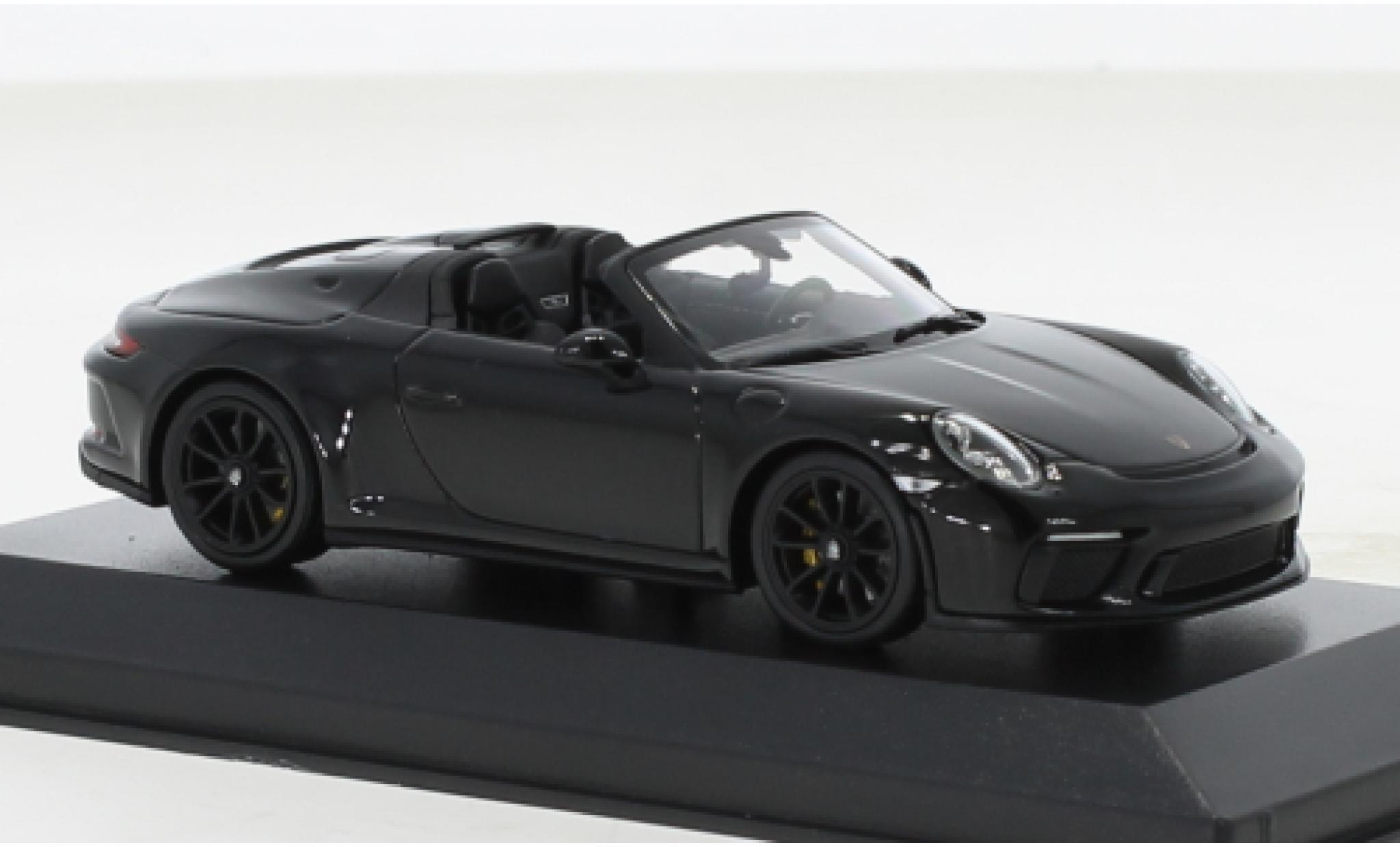 Porsche 992 Speedster 1/43 Minichamps 911 (991) nero 2019 modellino in miniatura