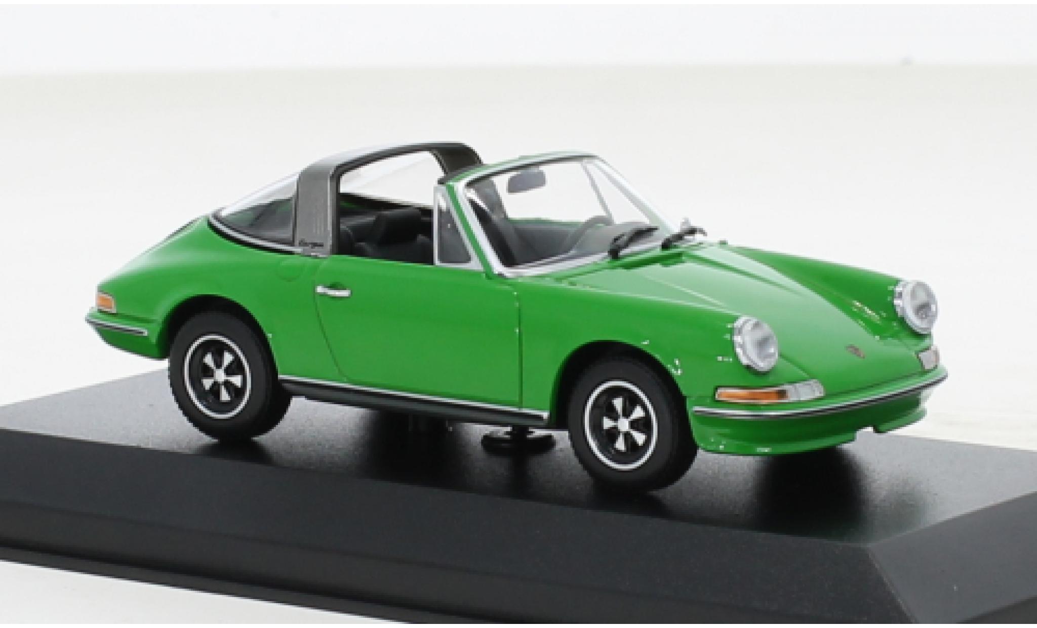 Porsche 911 1/43 Minichamps Targa S verde 1972 modellino in miniatura