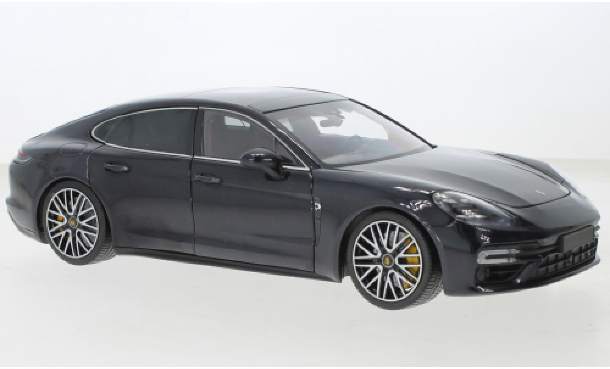 Porsche Panamera Turbo S 1/18 Minichamps metallise blu foncé 2020 modellino in miniatura
