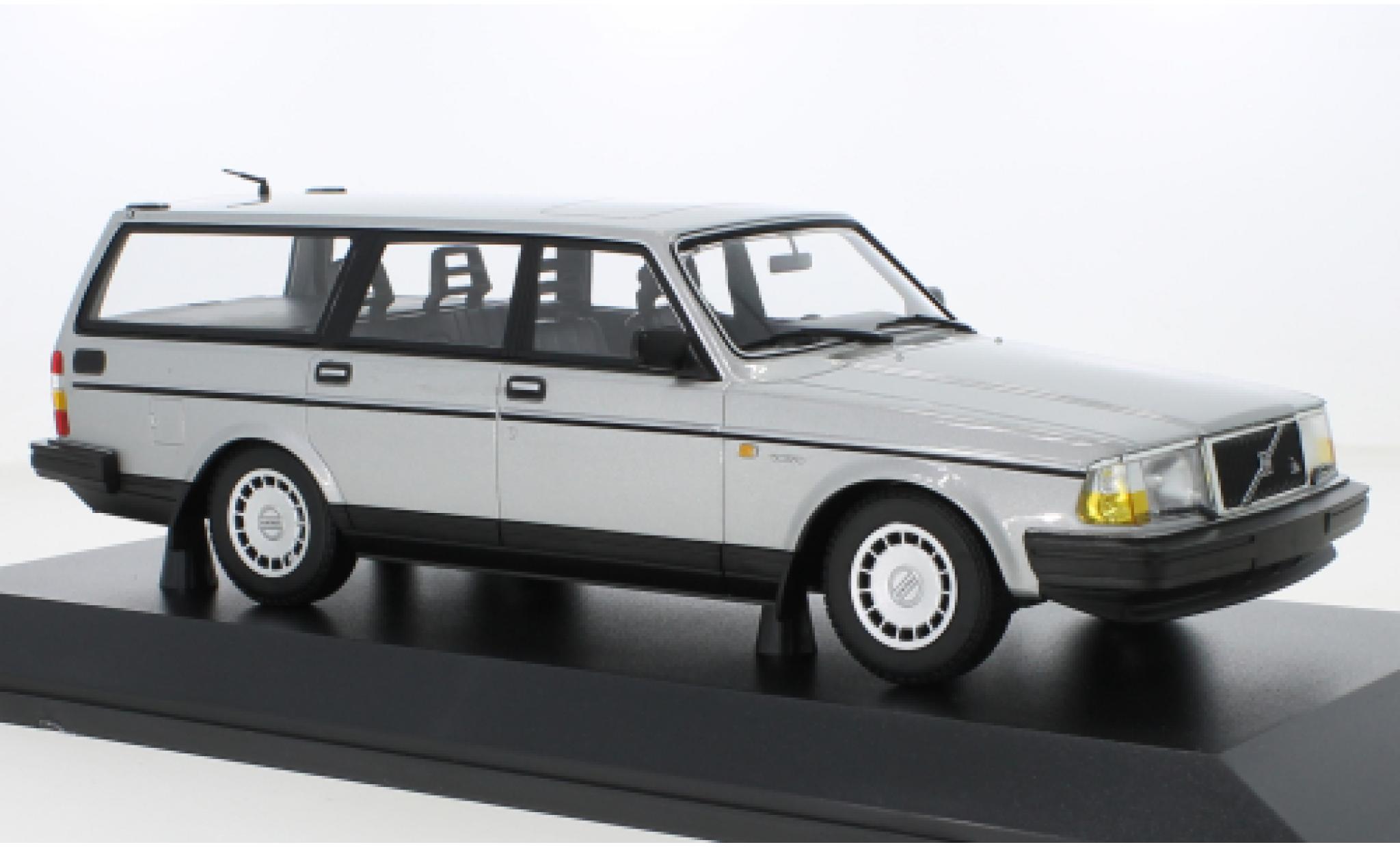 Volvo 240 1/18 Minichamps GL Break grigio 1986 modellino in miniatura